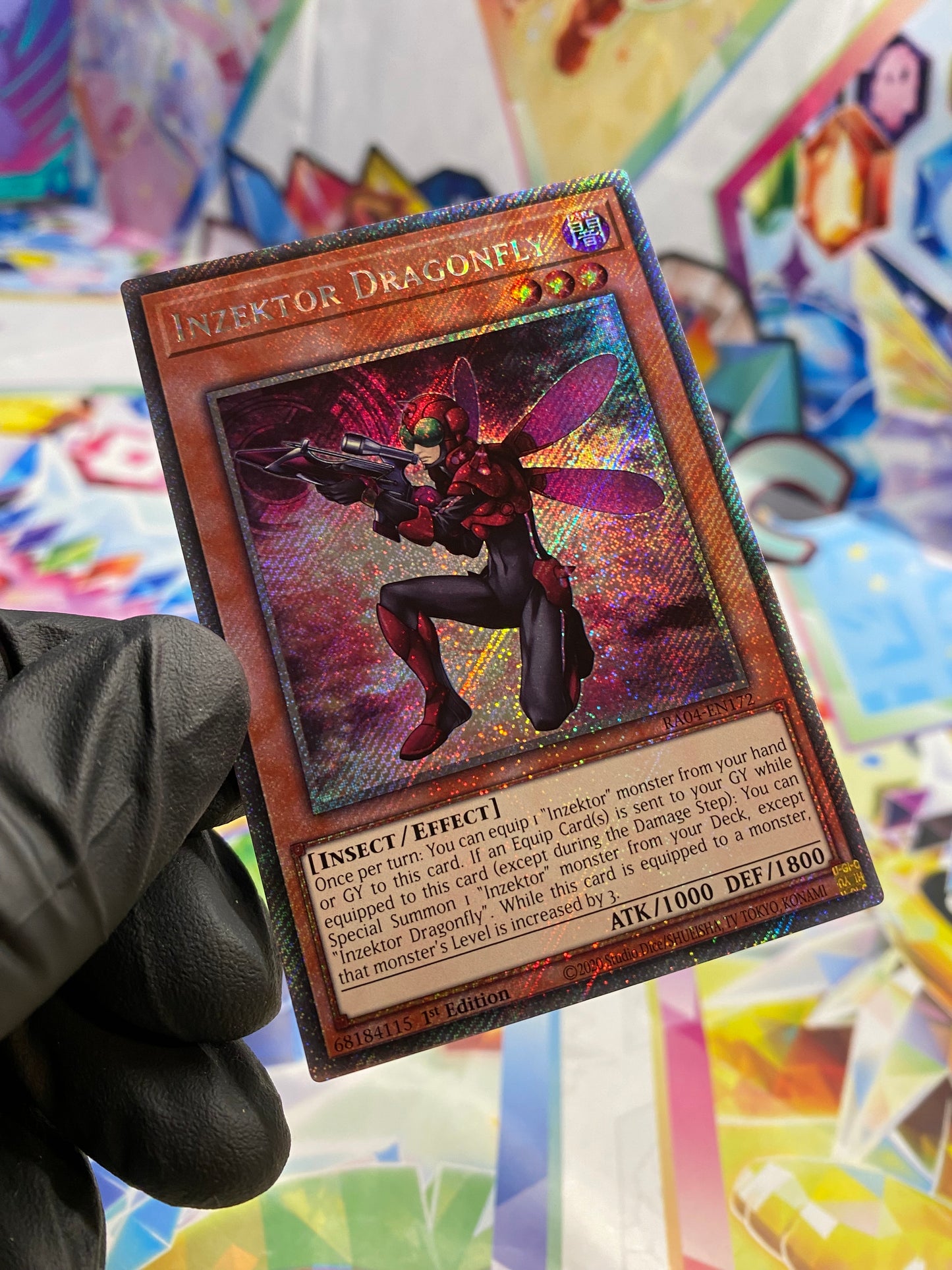 Yu-Gi-Oh! Inzektor Dragonfly (RA04-EN172) Platinum Secret Rare - NM/M