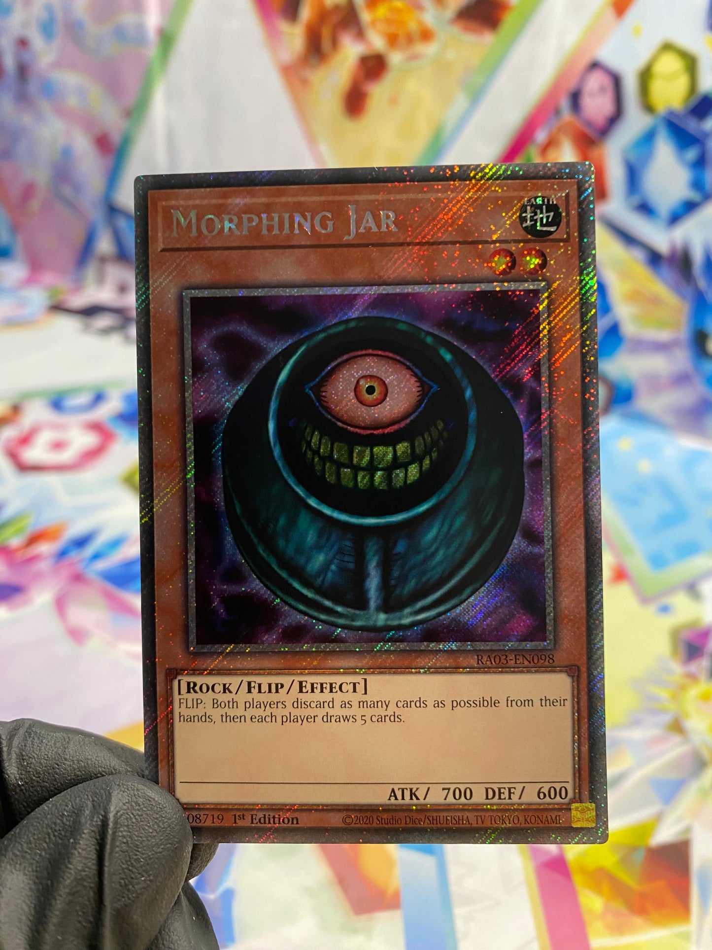 Yu-Gi-Oh! Morphing Jar (RA03-EN098) Platinum Secret Rare - NM/M