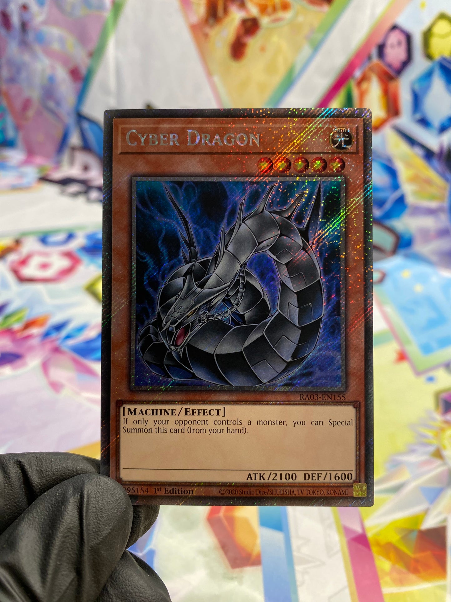 Yu-Gi-Oh! Cyber Dragon (RA03-EN155) Platinum Secret Rare - NM/M