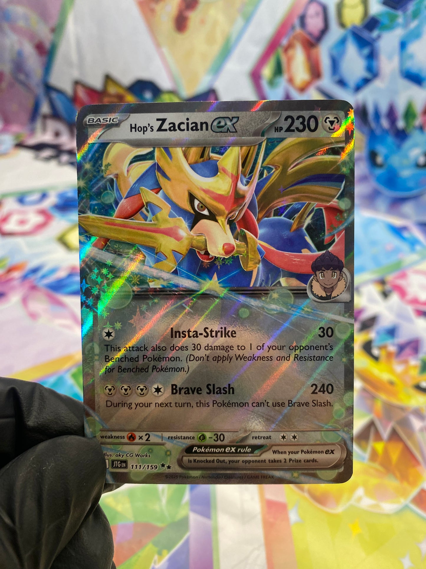 Pokémon Hop's Zacian Ex #111 (JTG) - NM/M