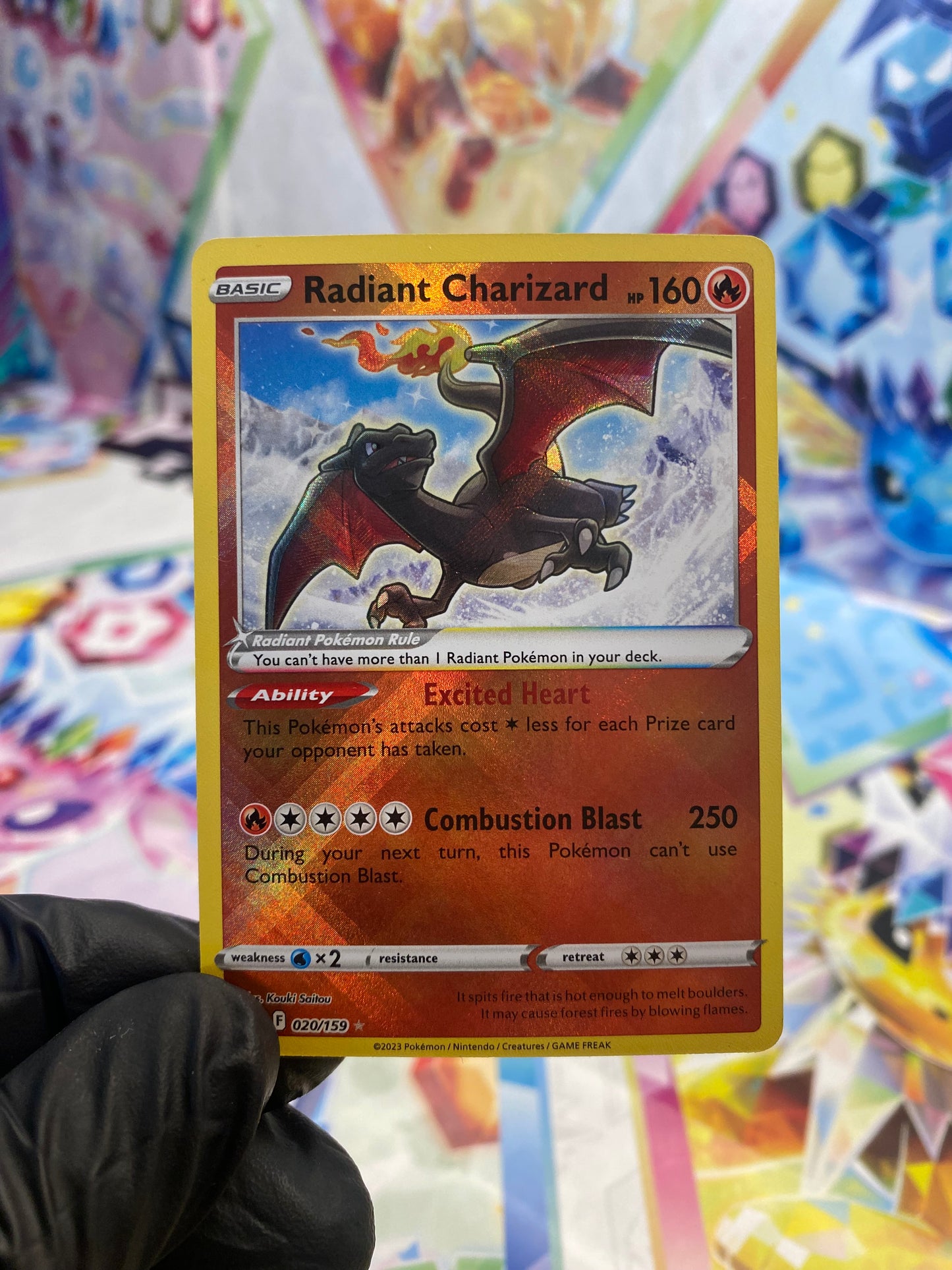 Pokémon Radiant Charizard #020 - NM/M