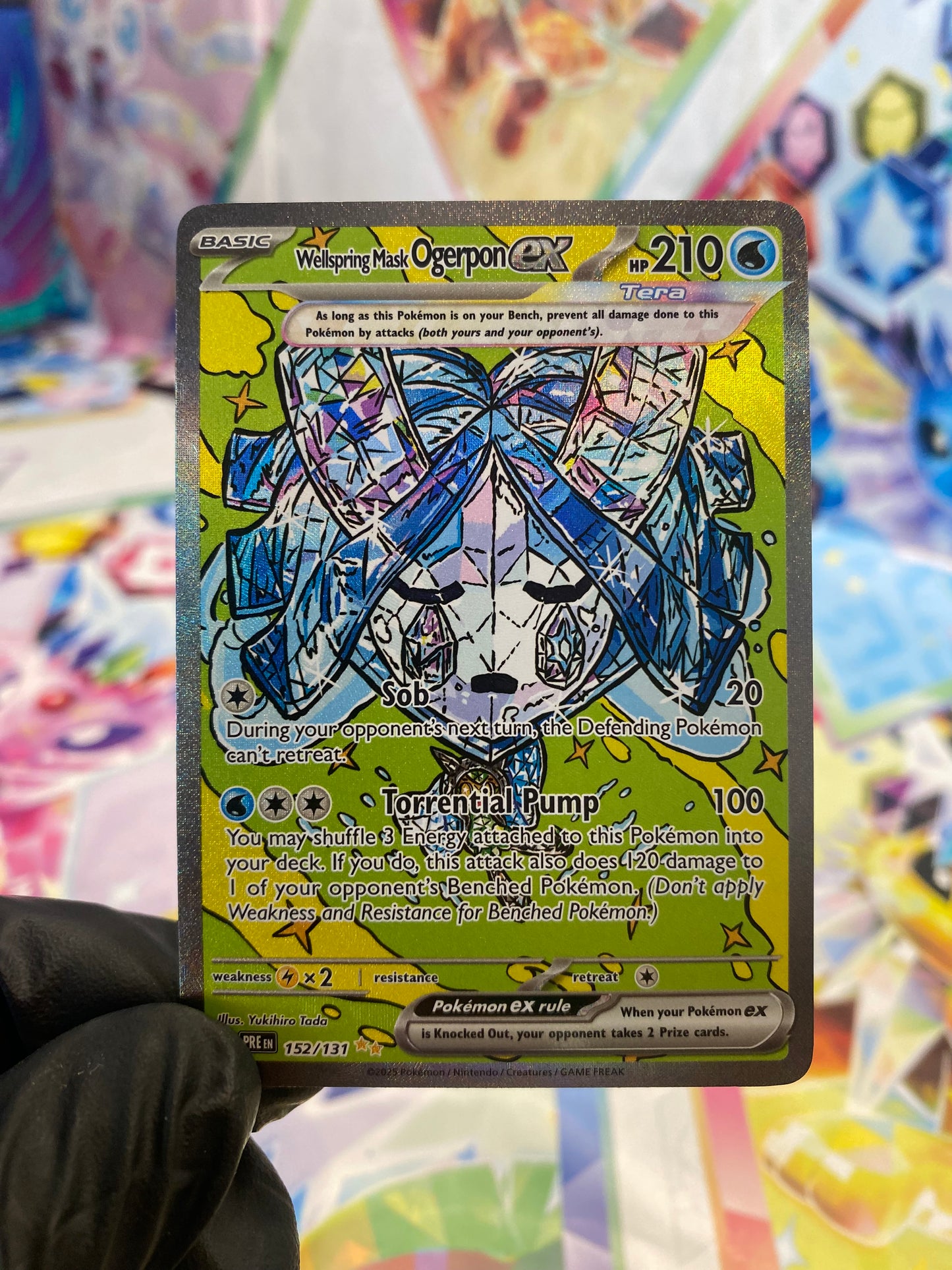 Pokémon Wellspring Mask Ogerpon Ex #152 (PRE) - NM/M