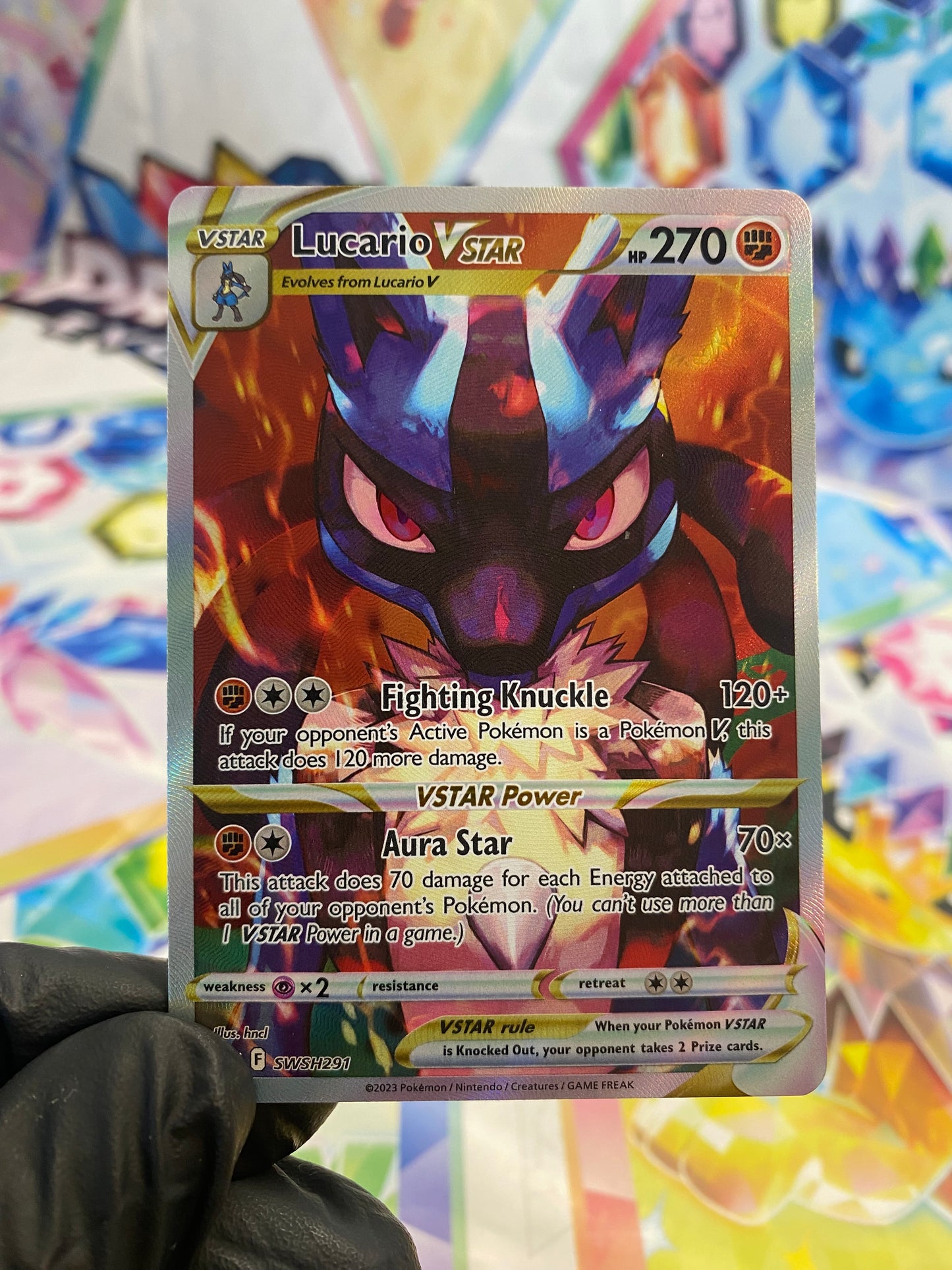 Pokémon Lucario Vstar SWSH291 - NM/M