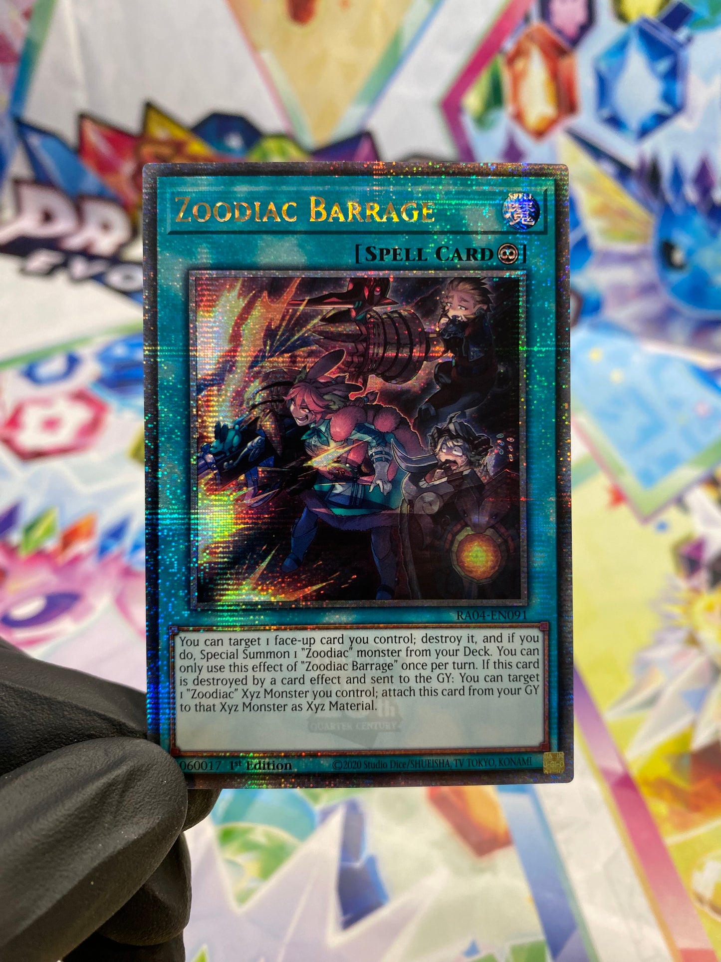 Yu-Gi-Oh! Zoodiac Barrage (RA04-EN091) Quarter Century Secret Rare - NM/M