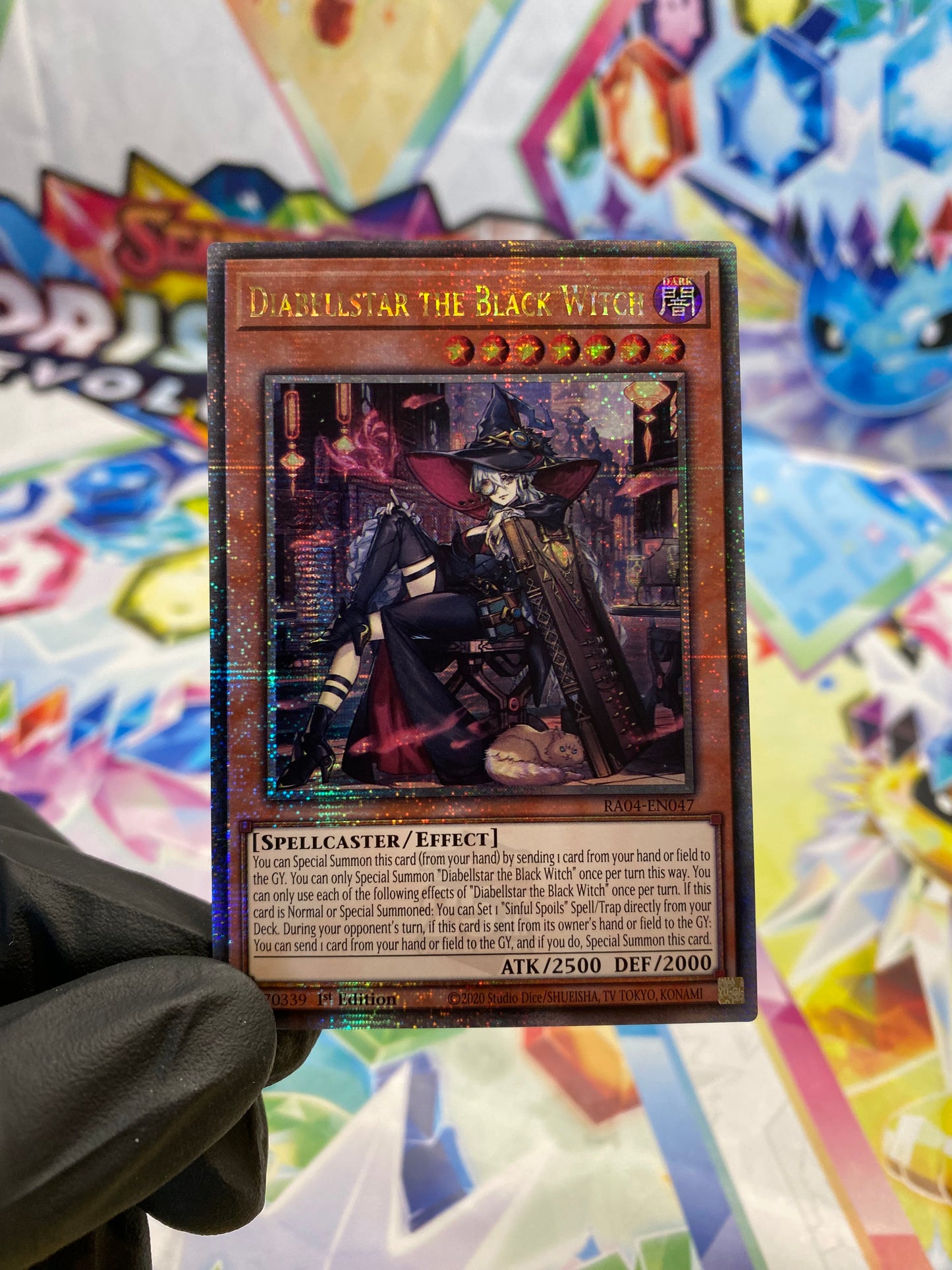 Yu-Gi-Oh! Diabellistar The Black Witch (RA04-EN047) Quarter Century Secret Rare - NM/M