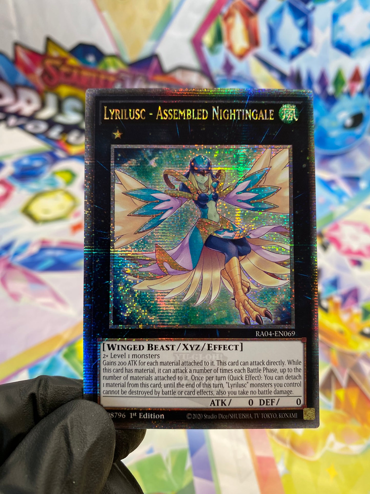Yu-Gi-Oh! Lyrilusc - Assembled Nightingale (RA04-EN069) Quarter Century Secret Rare - NM/M