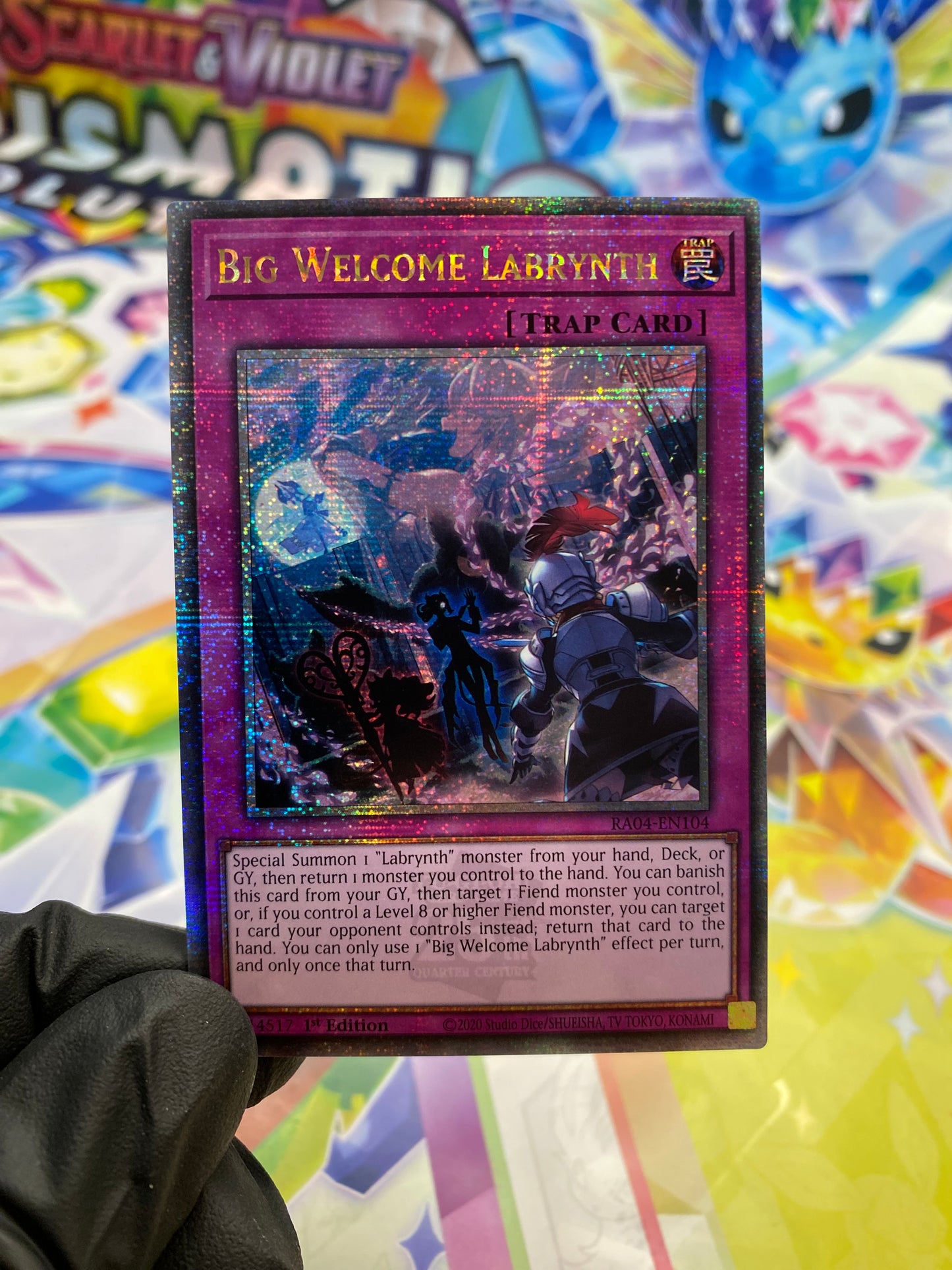 Yu-Gi-Oh! Big Welcome Labrynth (RA04-EN104) Quarter Century Secret Rare - NM/M