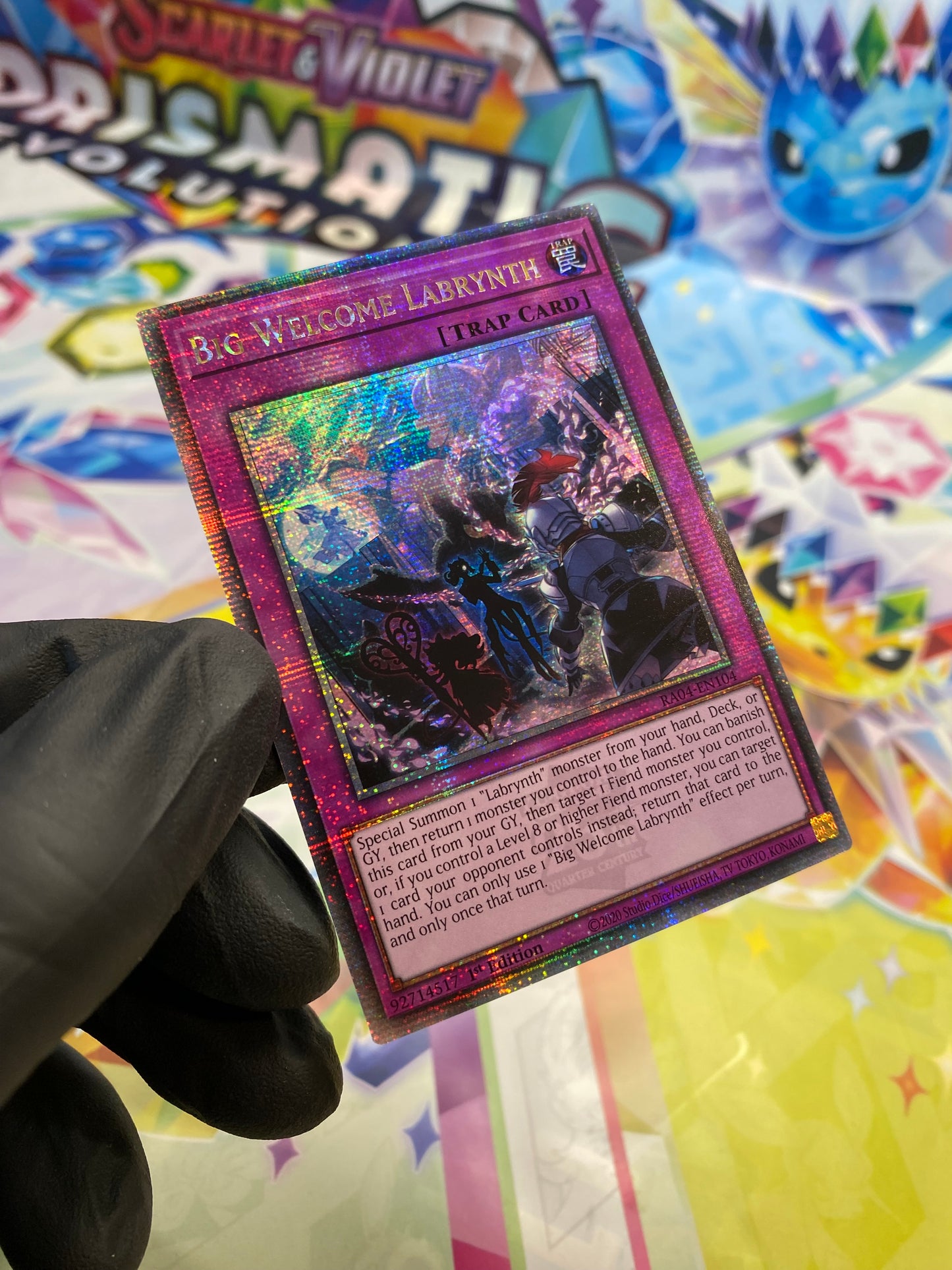 Yu-Gi-Oh! Big Welcome Labrynth (RA04-EN104) Quarter Century Secret Rare - NM/M