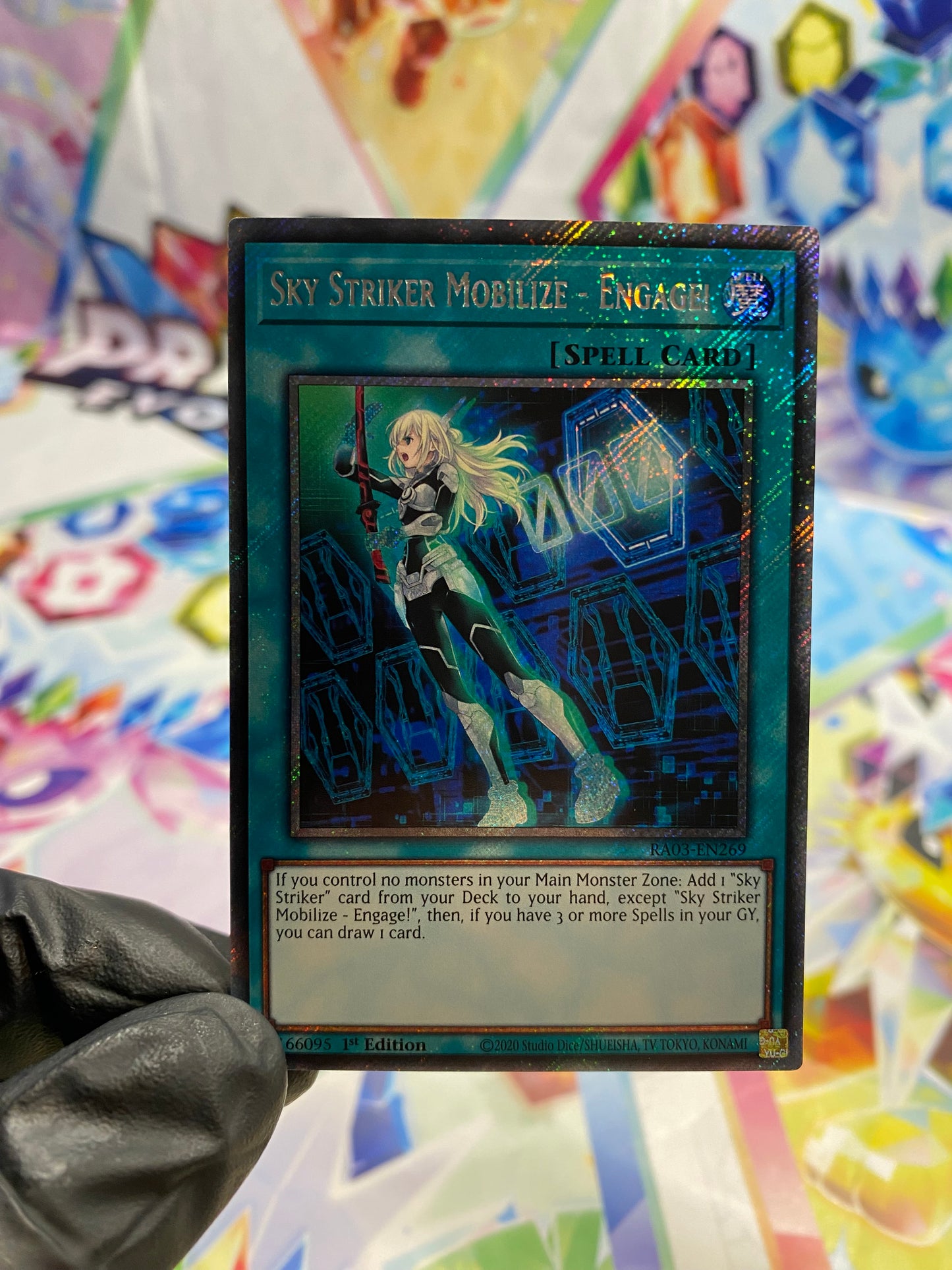 Yu-Gi-Oh! Sky Striker Mobilize - Engage! (RA03-EN269) Platinum Secret Rare - NM/M