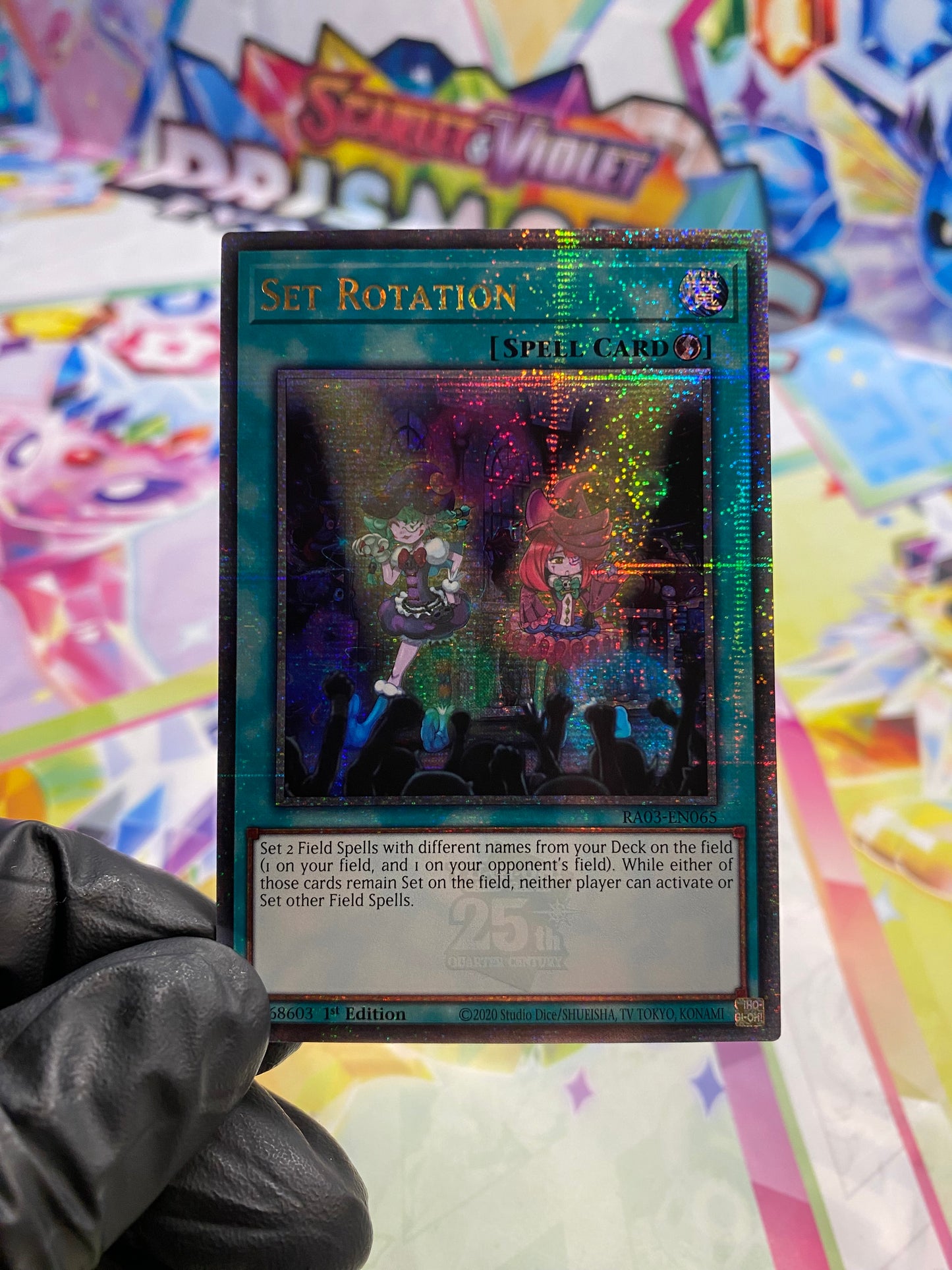 Yu-Gi-Oh! Set Rotation (RA03-EN065) Quarter Century Secret Rare - NM/M