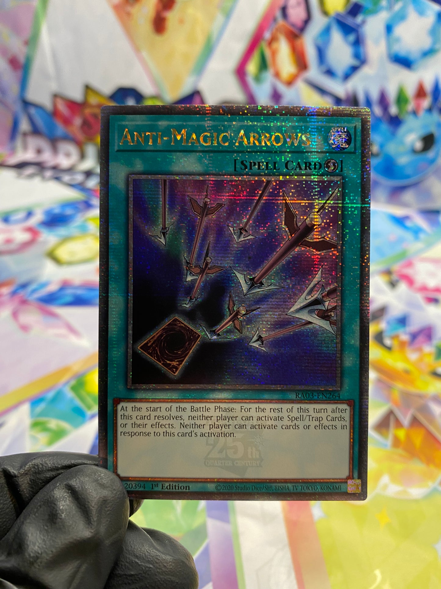 Yu-Gi-Oh! Anti-Magic Arrows (RA03-EN264) Quarter Century Secret Rare - NM/M
