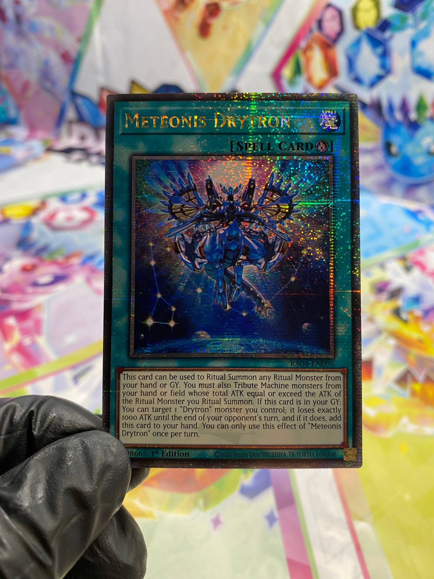 Yu-Gi-Oh! Meteonis Drytron (RA04-EN096) Quarter Century Secret Rare - NM/M