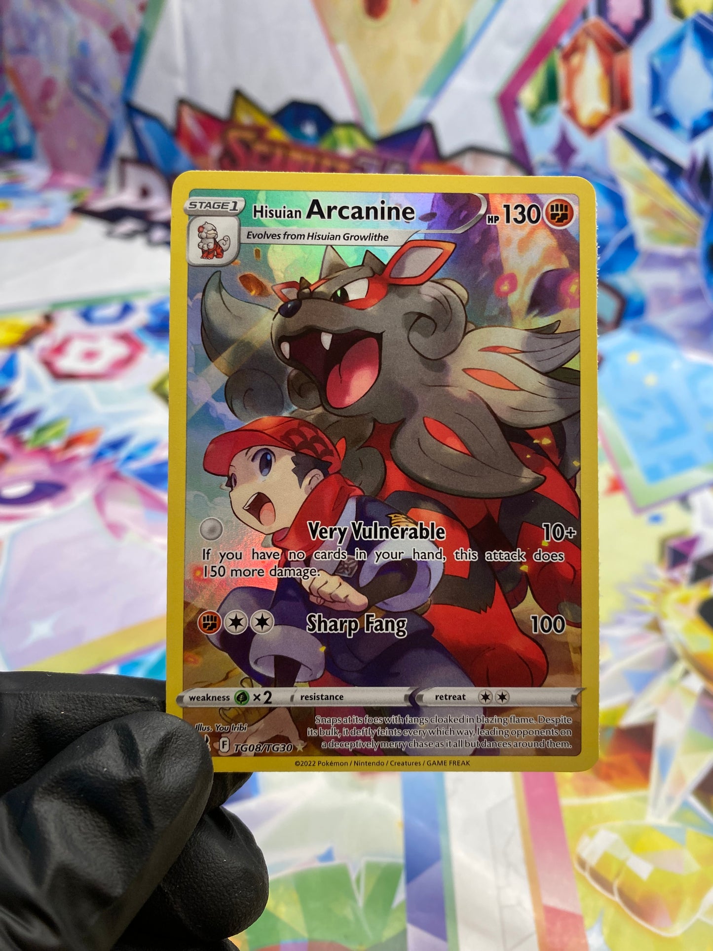 Pokémon Hisuaian Arcanine #TG08 - NM/M