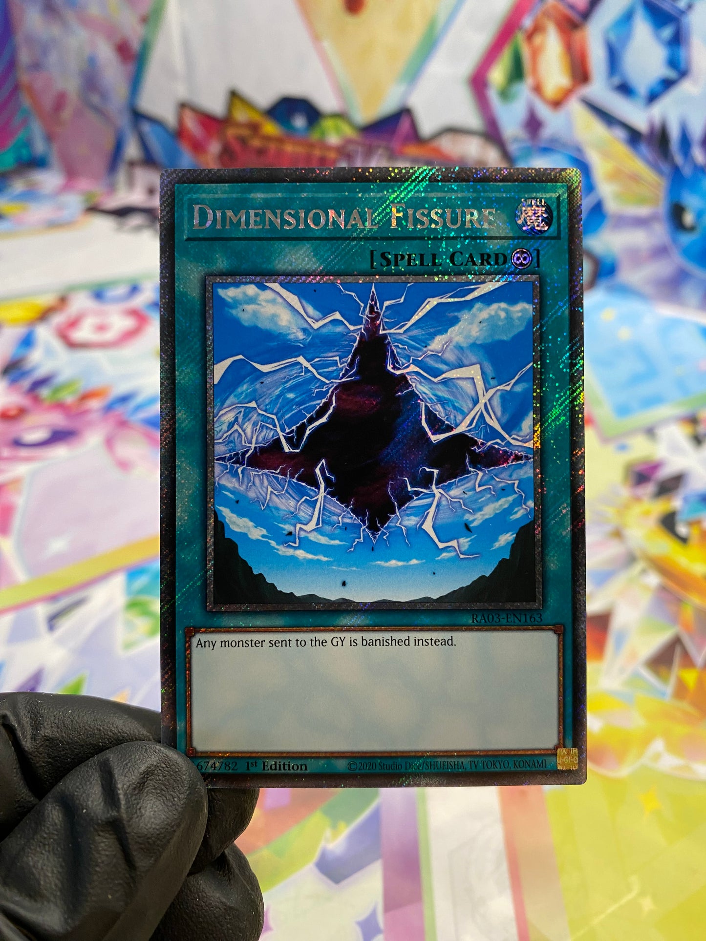 Yu-Gi-Oh! Dimensional Fissure (RA03-EN163) Platinum Secret Rare - NM/M