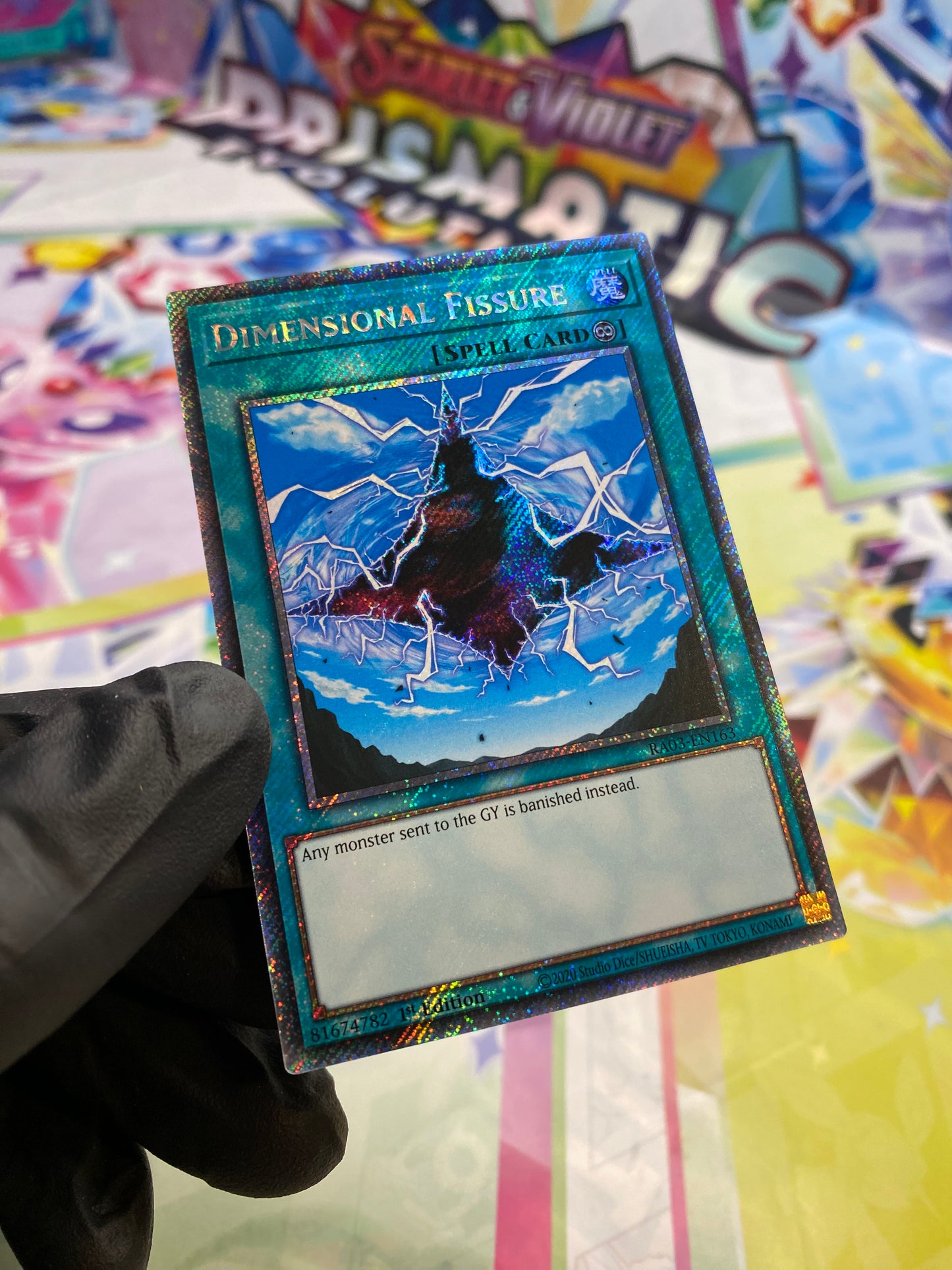 Yu-Gi-Oh! Dimensional Fissure (RA03-EN163) Platinum Secret Rare - NM/M