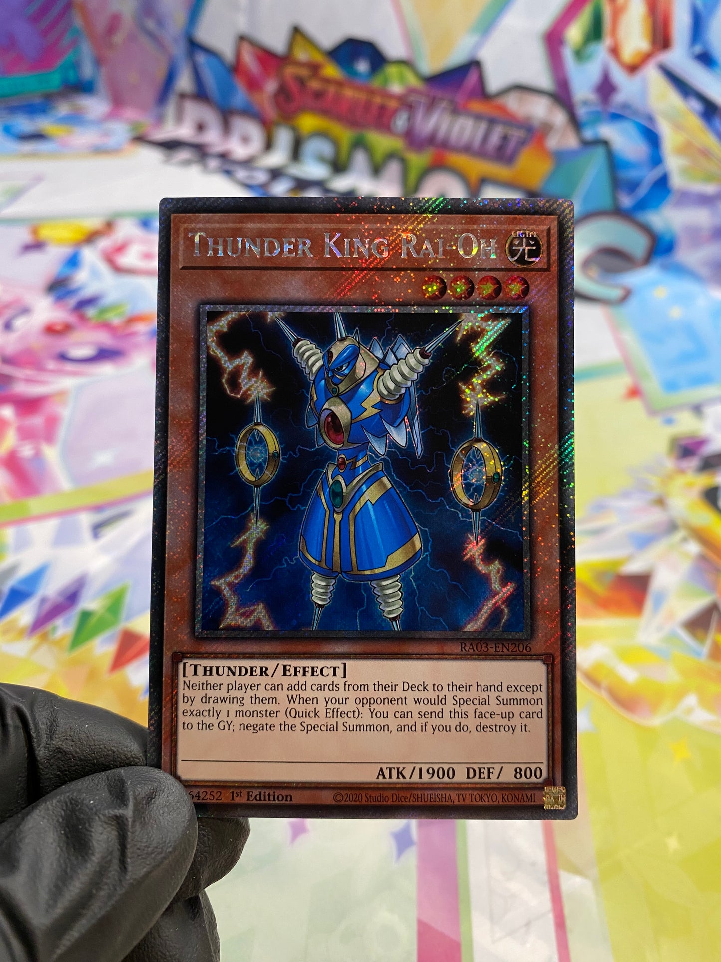 Yu-Gi-Oh! Thunder King Rai-Oh (RA03-EN206) Platinum Secret Rare - NM/M