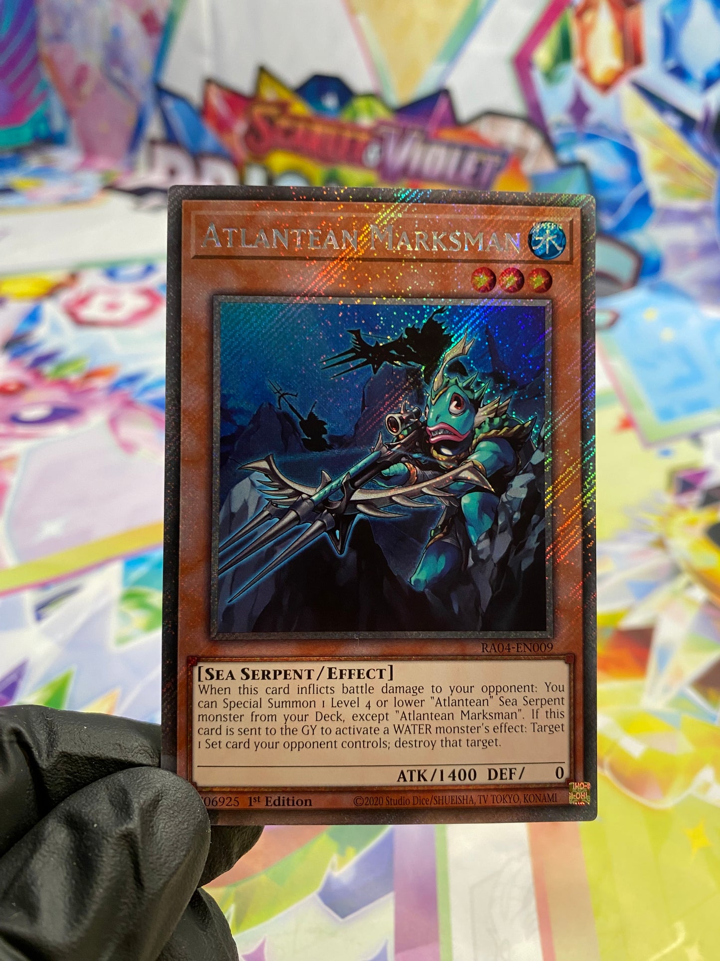 Yu-Gi-Oh! Atlantean Marksman (RA04-EN009) Platinum Secret Rare - NM/M