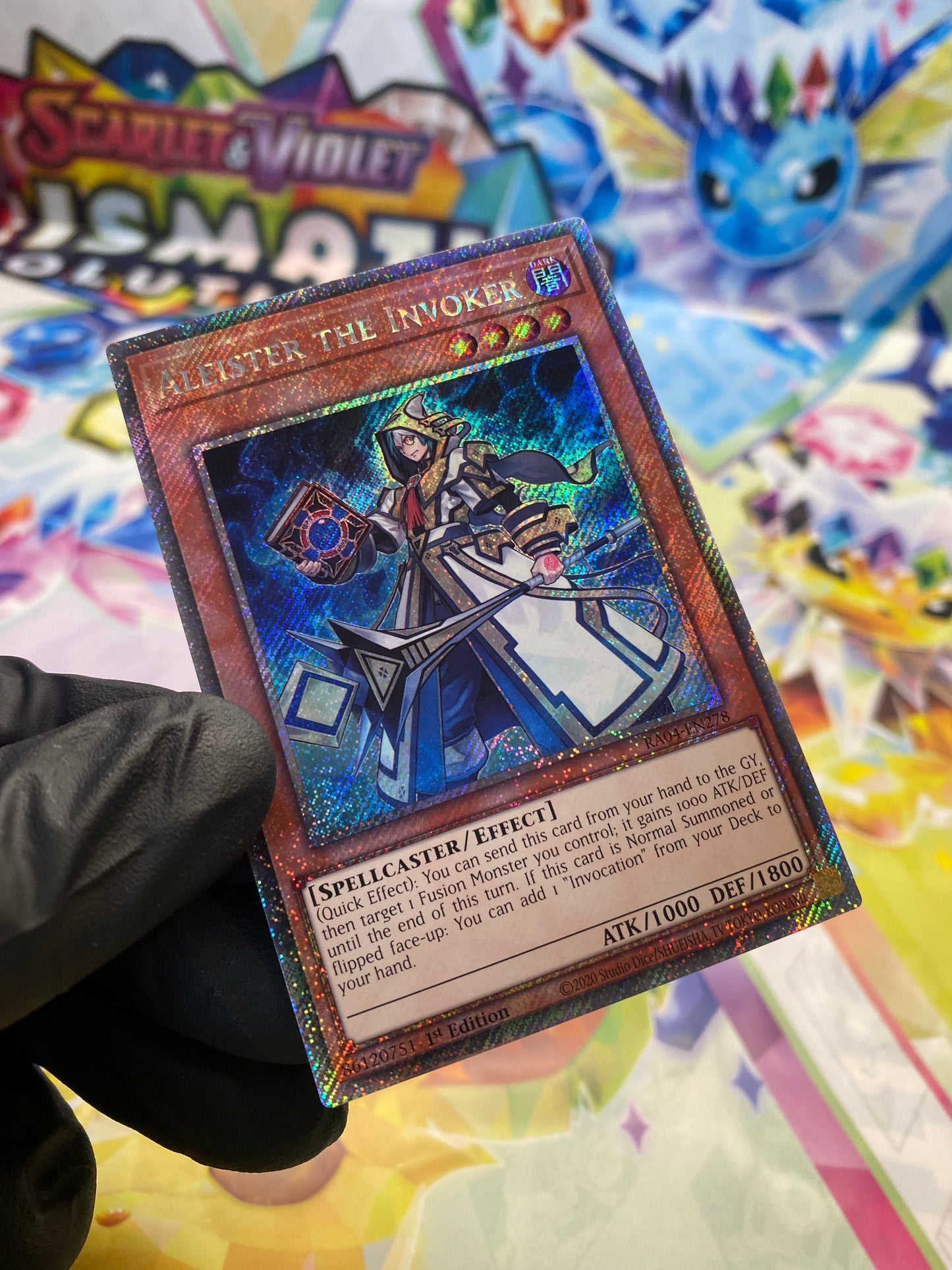 Yu-Gi-Oh! Aleister The Invoker (RA04-EN278) Platinum Secret Rare - NM/M