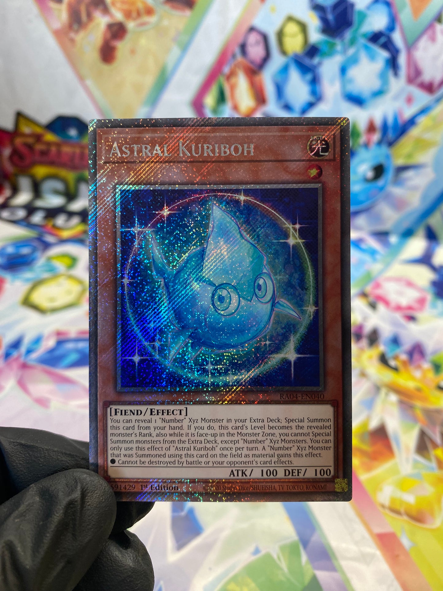 Yu-Gi-Oh! Astral Kuriboh (RA04-EN040) Platinum Secret Rare - NM/M