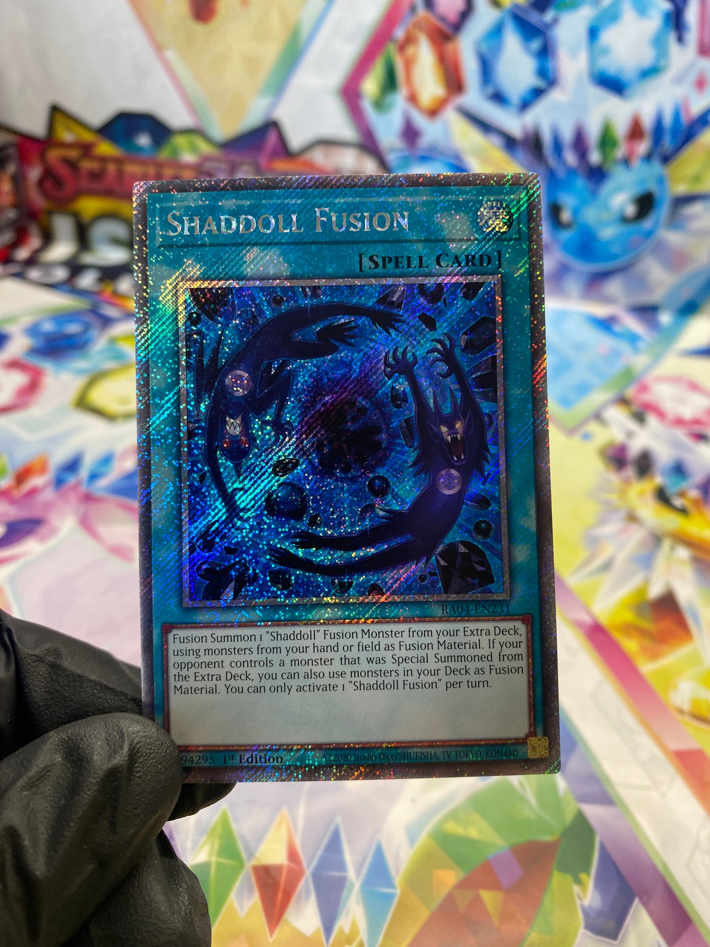 Yu-Gi-Oh! Shaddoll Fusion (RA04-EN231) Platinum Secret Rare - NM/M
