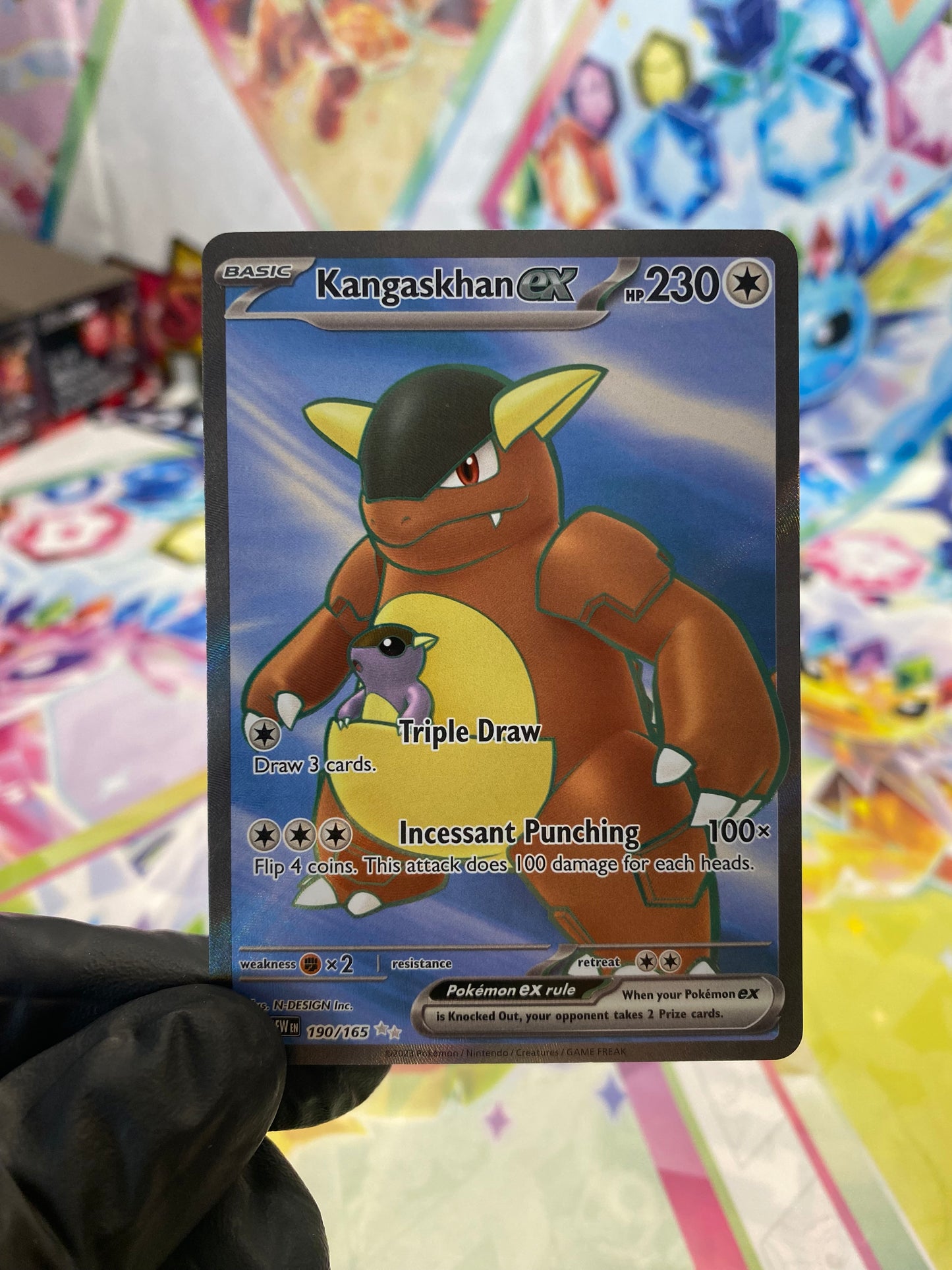 Pokémon Kangaskhan ex #190 (151) - NM/M