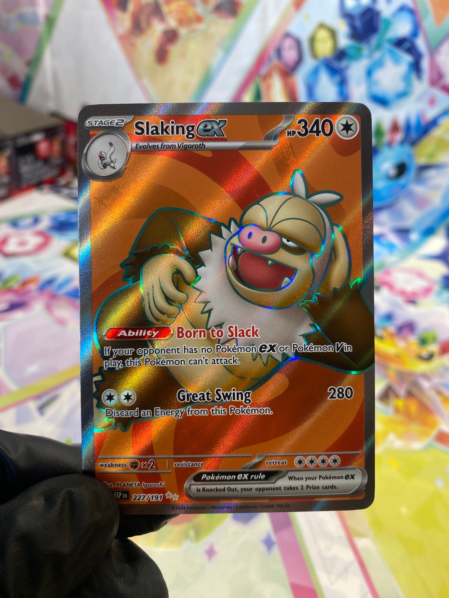 Pokémon Slaking Ex #227 (SSP) - NM/M