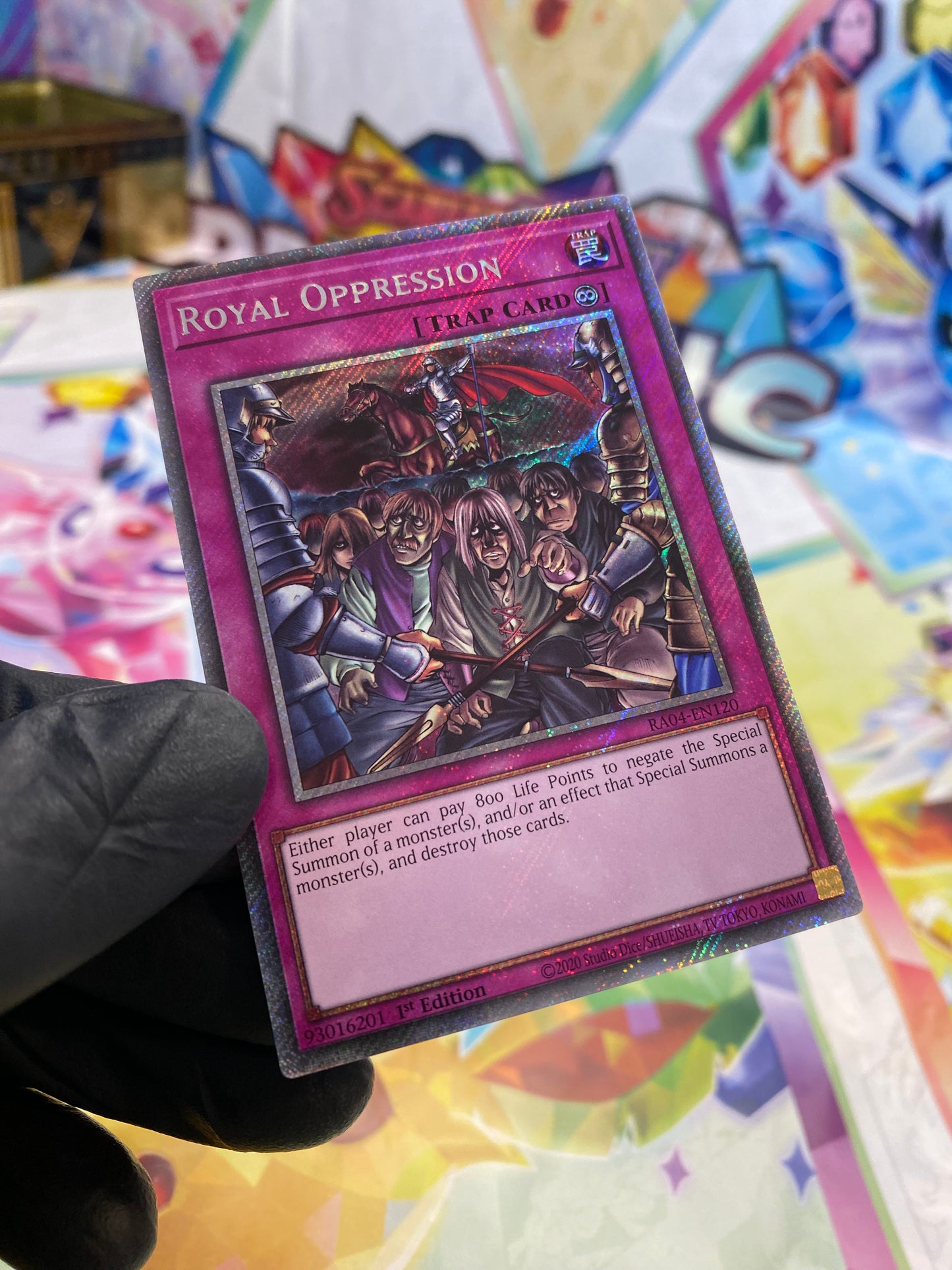 Yu-Gi-Oh! Royal Opppression (RA04-EN120) Platinum Secret Rare - NM/M
