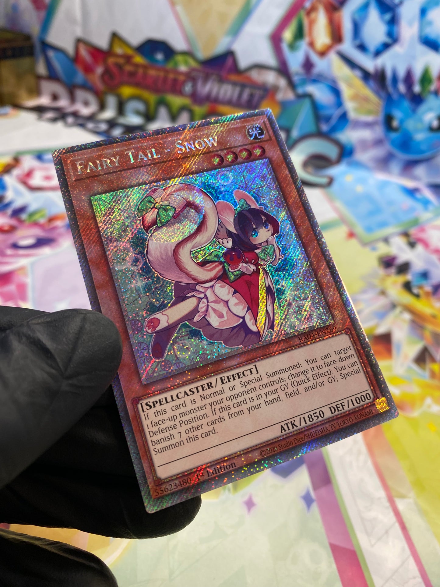 Yu-Gi-Oh! Fairy Tail - Snow (RA04-EN269) Platinum Secret Rare - NM/M