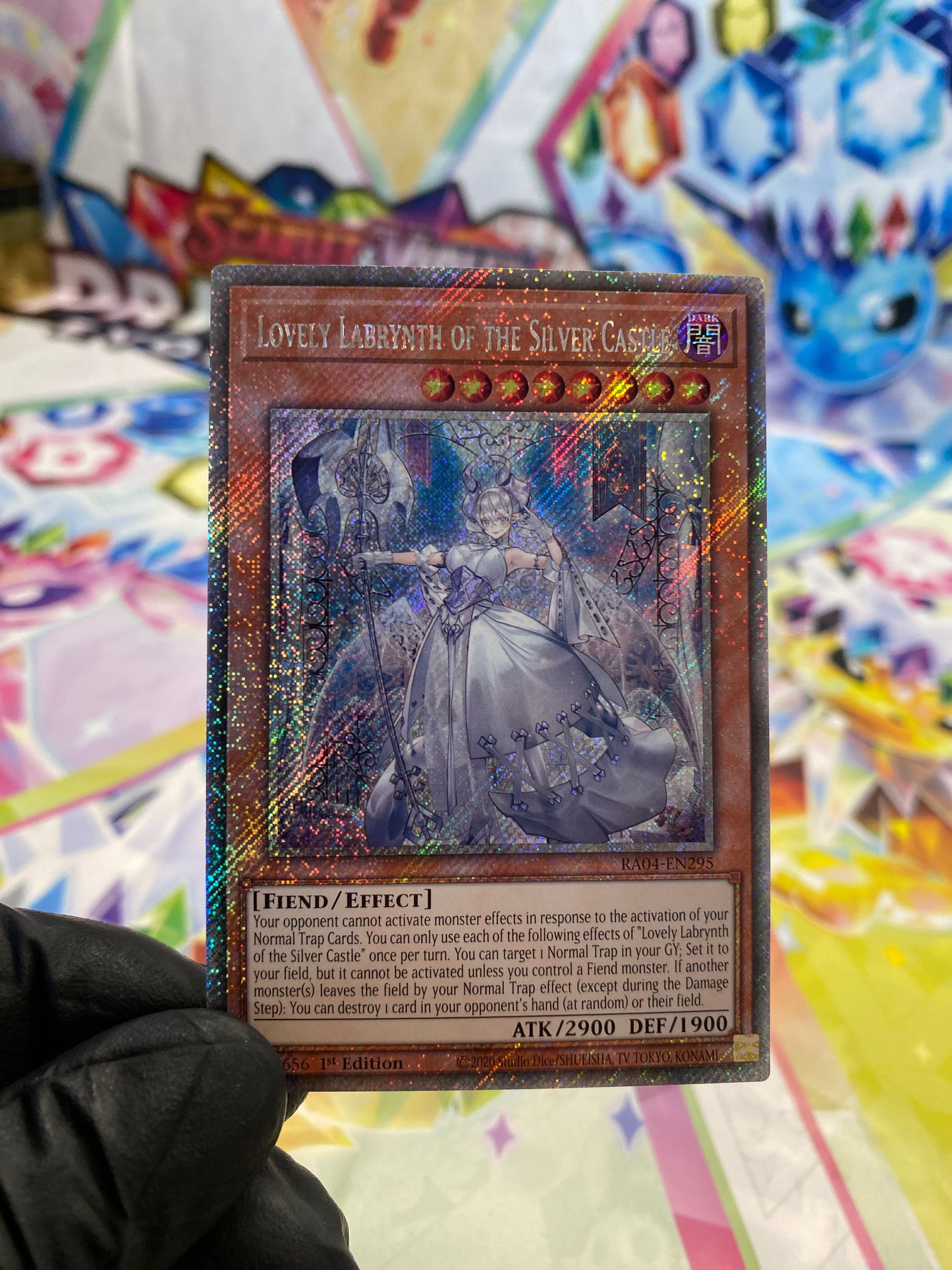Yu-Gi-Oh! Lovely Labrynth Of The Silver Castle (RA04-EN295) Platinum Secret Rare - NM/M