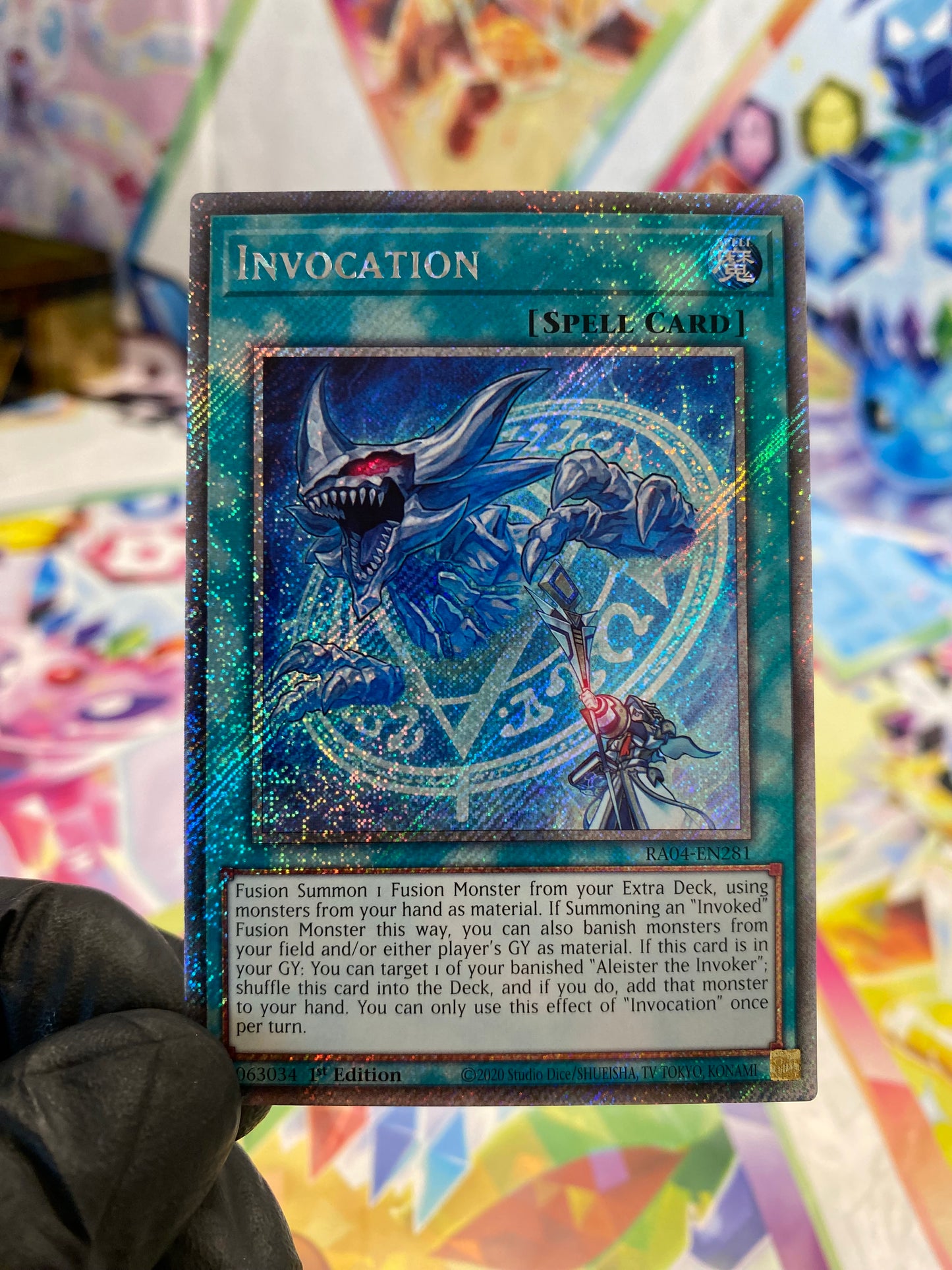 Yu-Gi-Oh! Invocation (RA04-EN281) Platinum Secret Rare - NM/M
