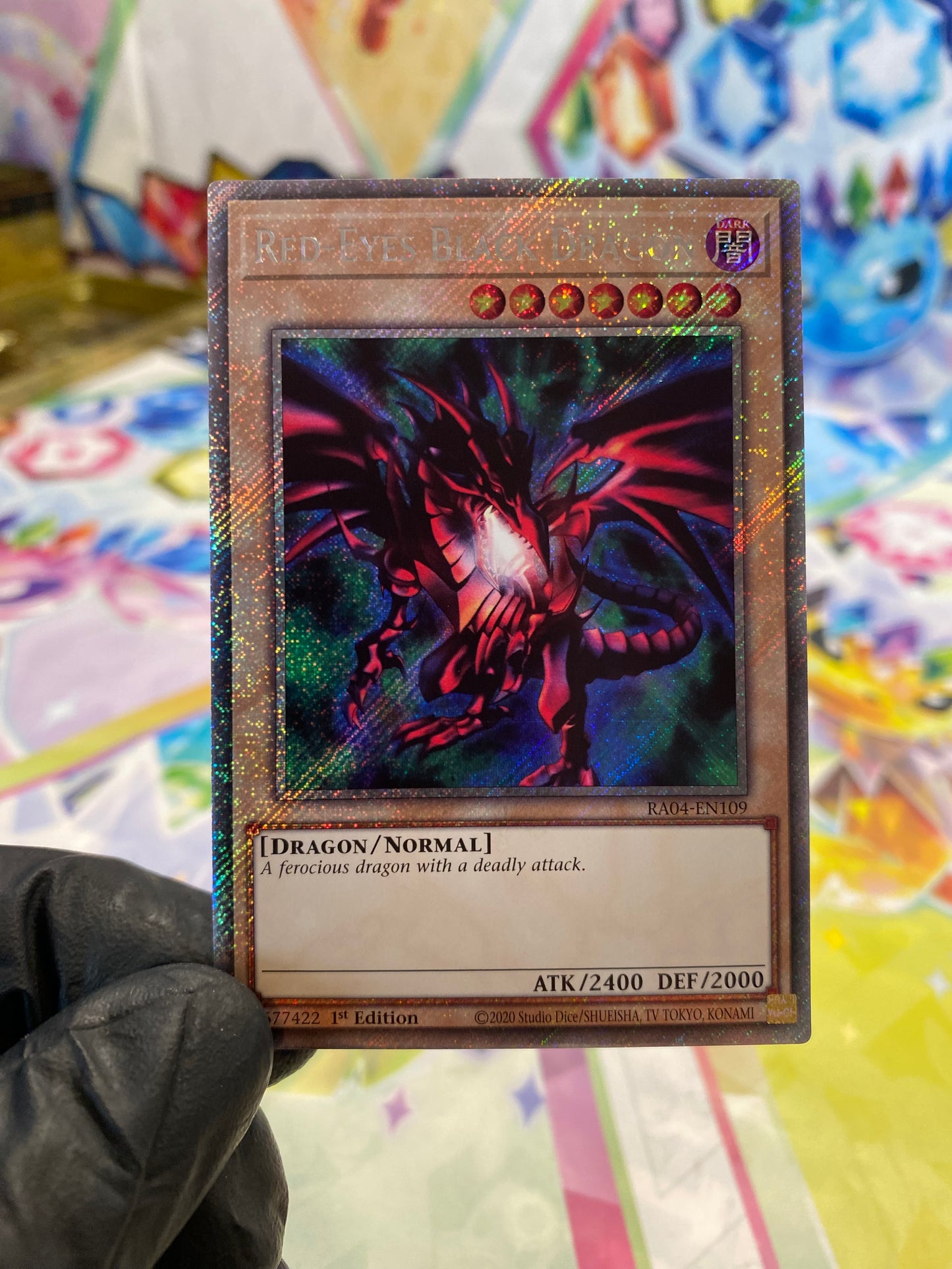Yu-Gi-Oh! Red-Eyes Black Dragon (RA04-EN109) 4th Art Platinum Secret Rare - NM/M