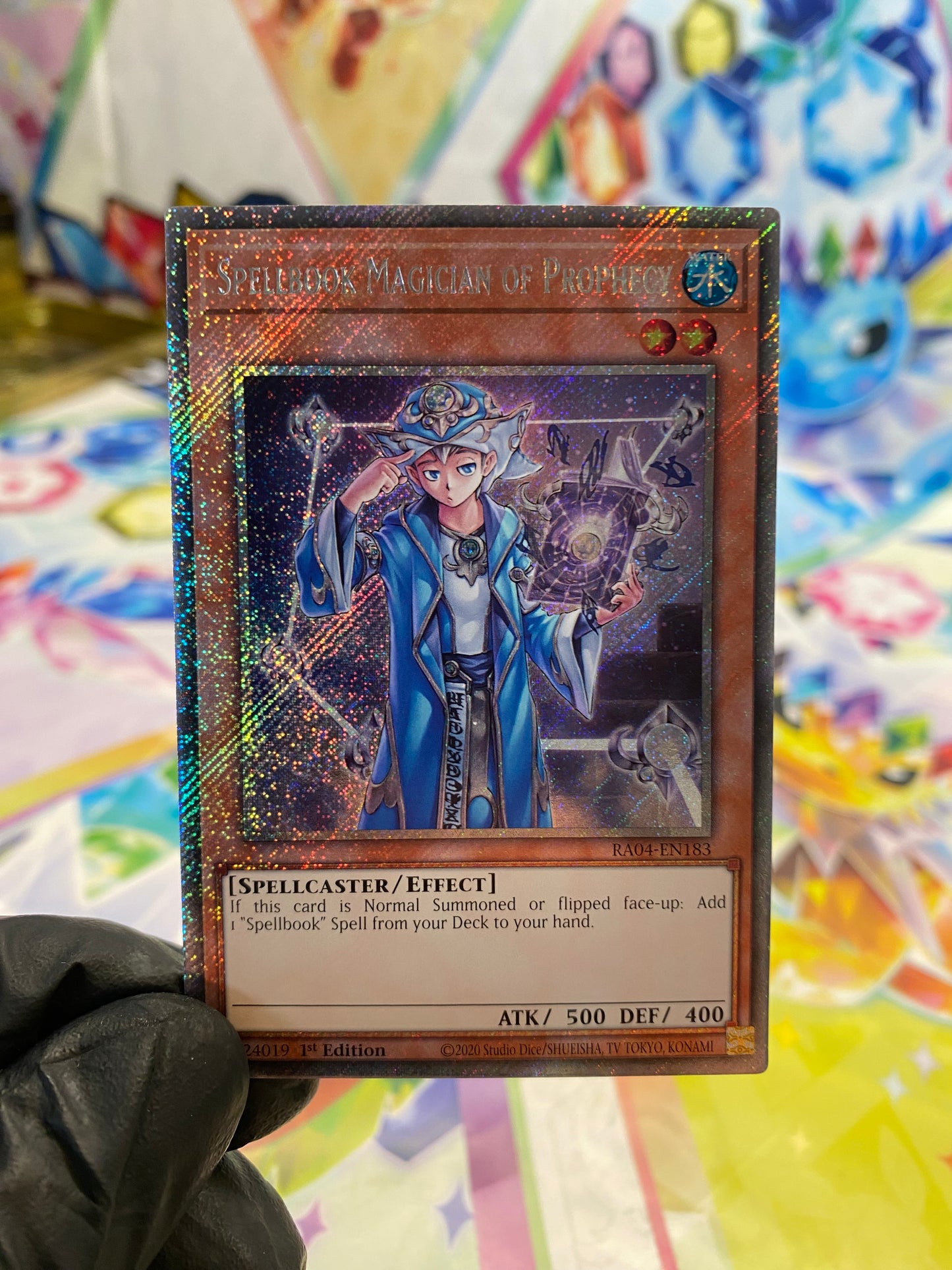 Yu-Gi-Oh! Spellbook Magician Of Prophecy (RA04-EN183) Platinum Secret Rare - NM/M