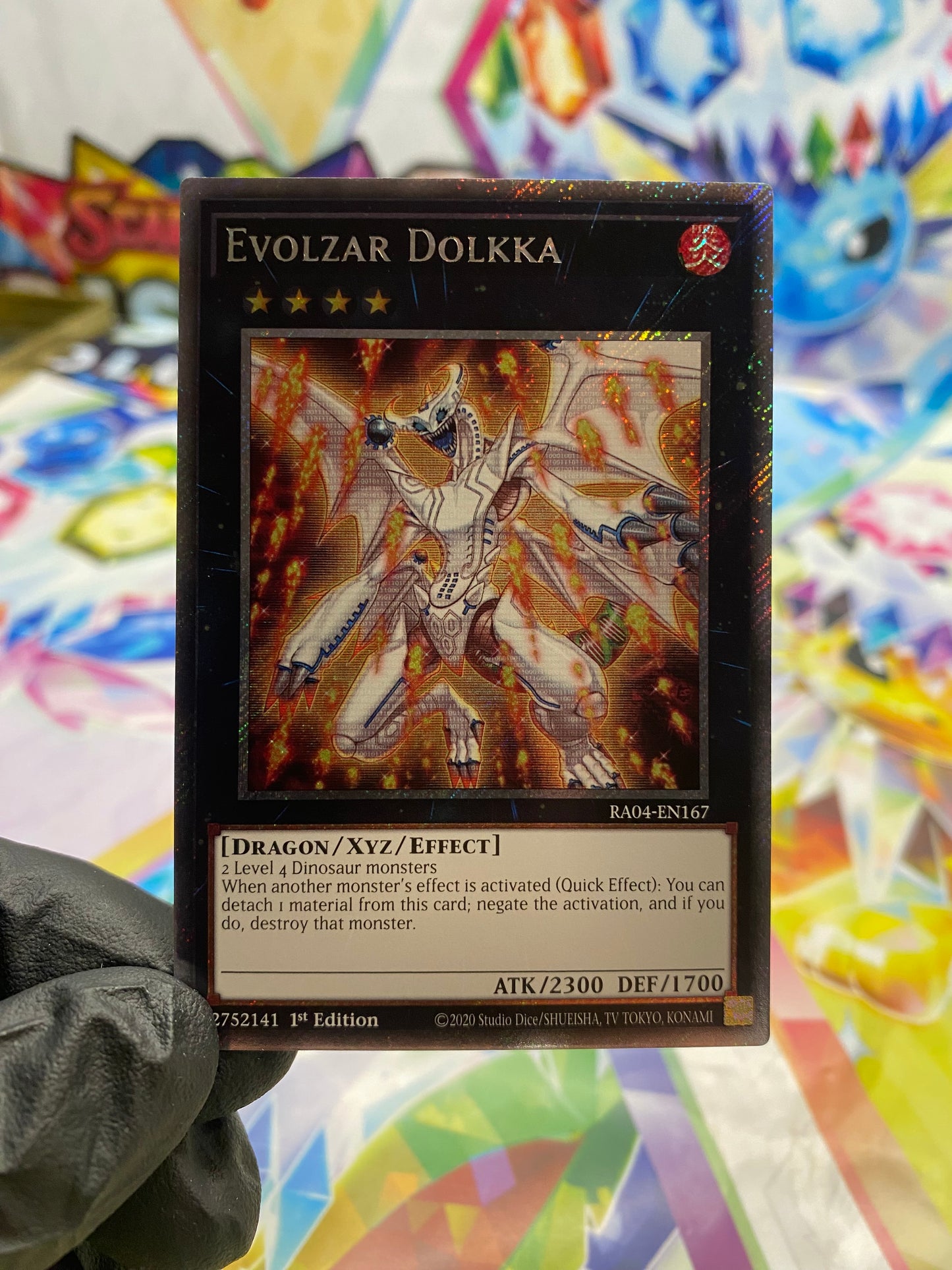 Yu-Gi-Oh! Evolzar Dolkka (RA04-EN167) Platinum Secret Rare - NM/M
