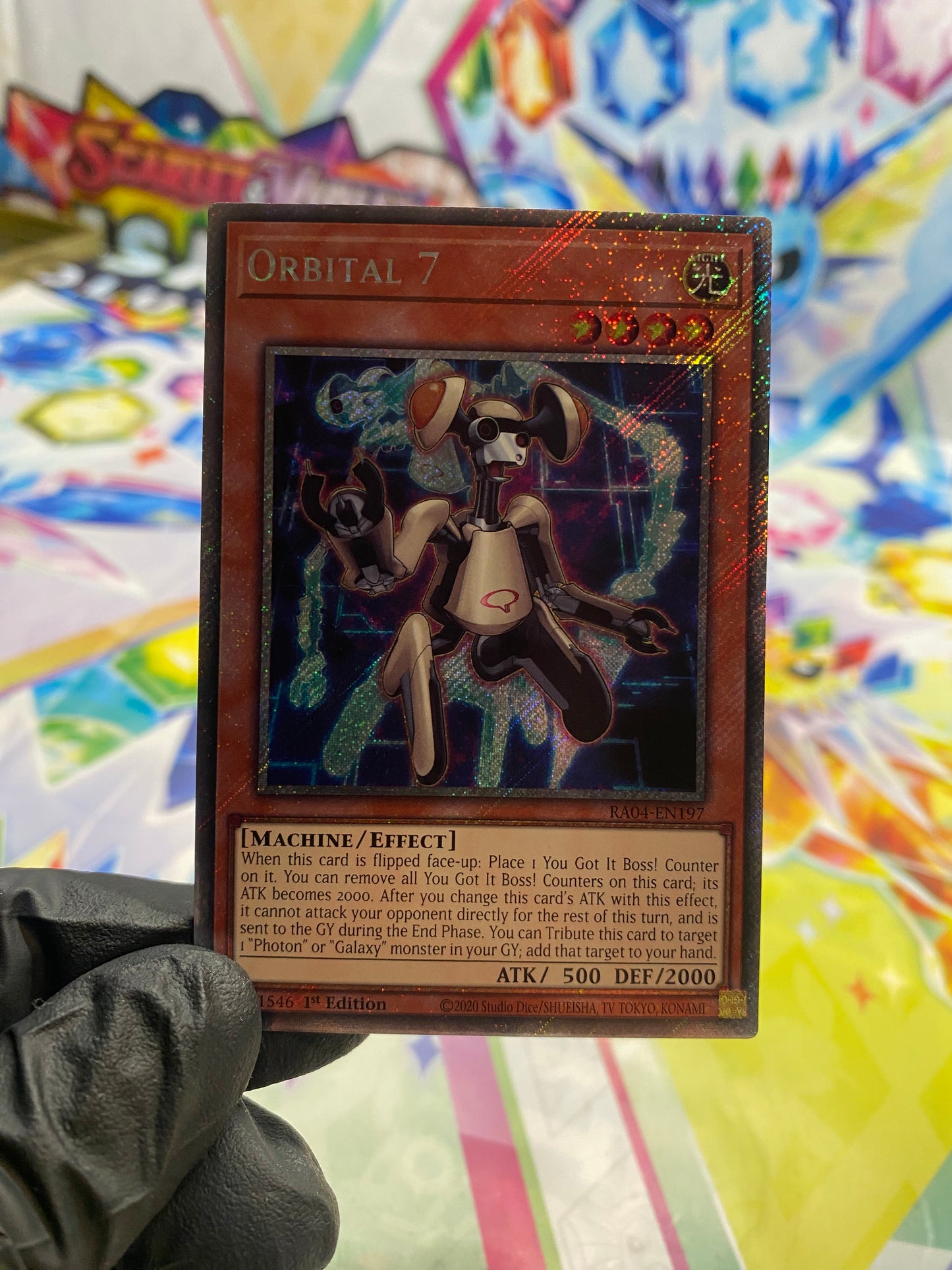 Yu-Gi-Oh! Orbital 7 (RA04-EN197) Platinum Secret Rare - NM/M