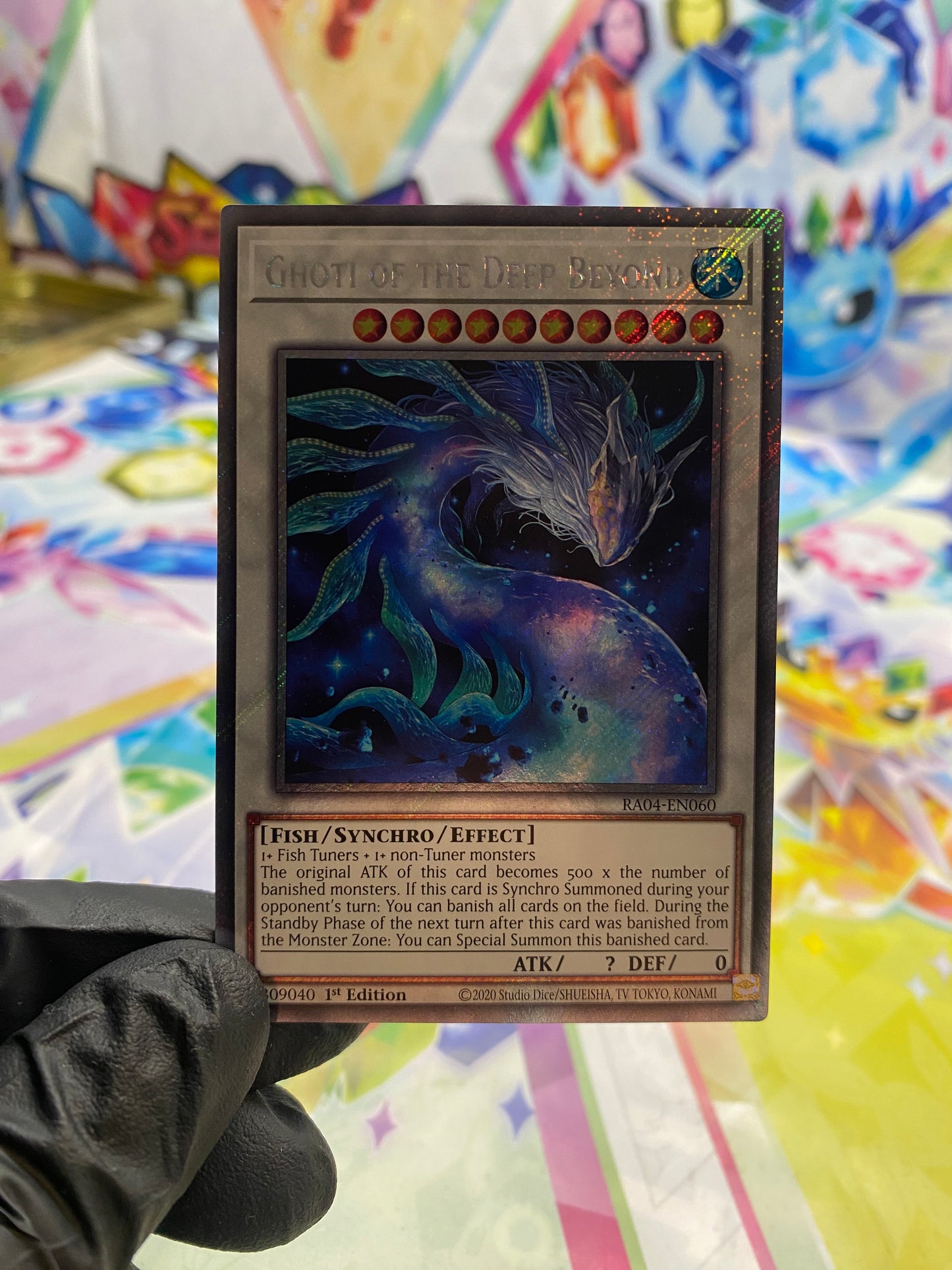 Yu-Gi-Oh! Ghoti Of The Deep Beyond (RA04-EN060) Platinum Secret Rare - NM/M