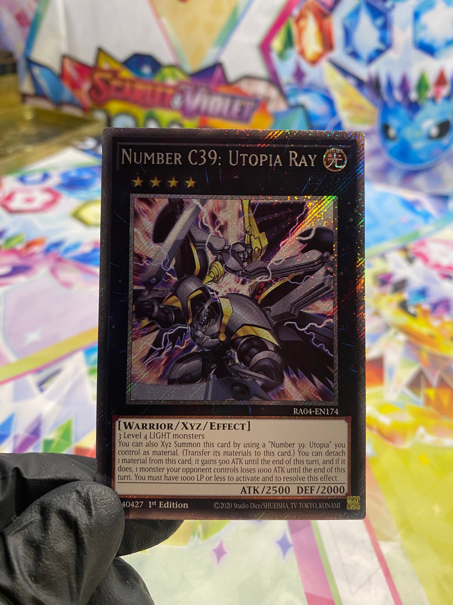 Yu-Gi-Oh! Number C39: Utopia Ray (RA04-EN174) Platinum Secret Rare - NM/M