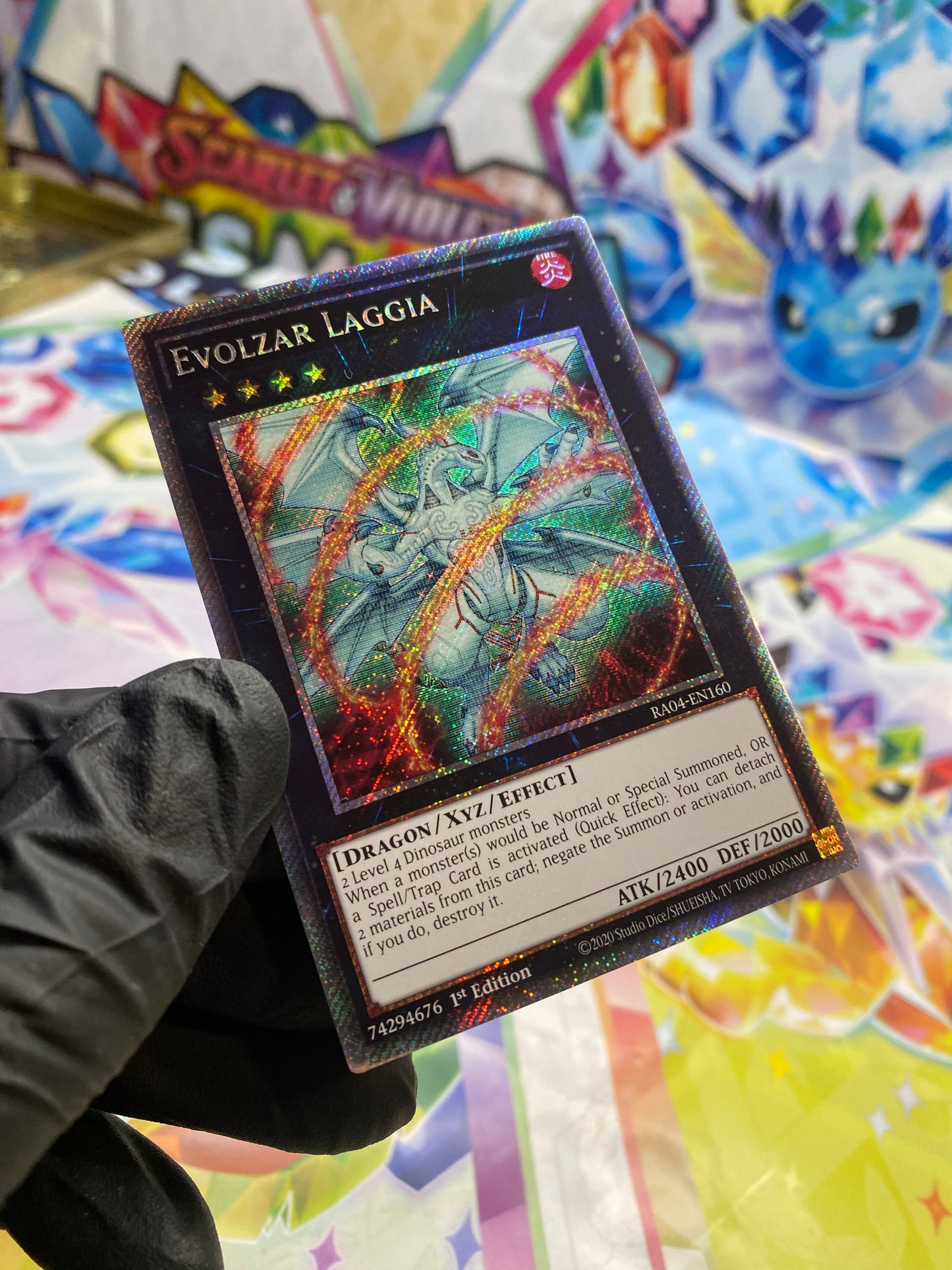 Yu-Gi-Oh! Evolzar Laggia (RA04-EN160) Platinum Secret Rare - NM/M