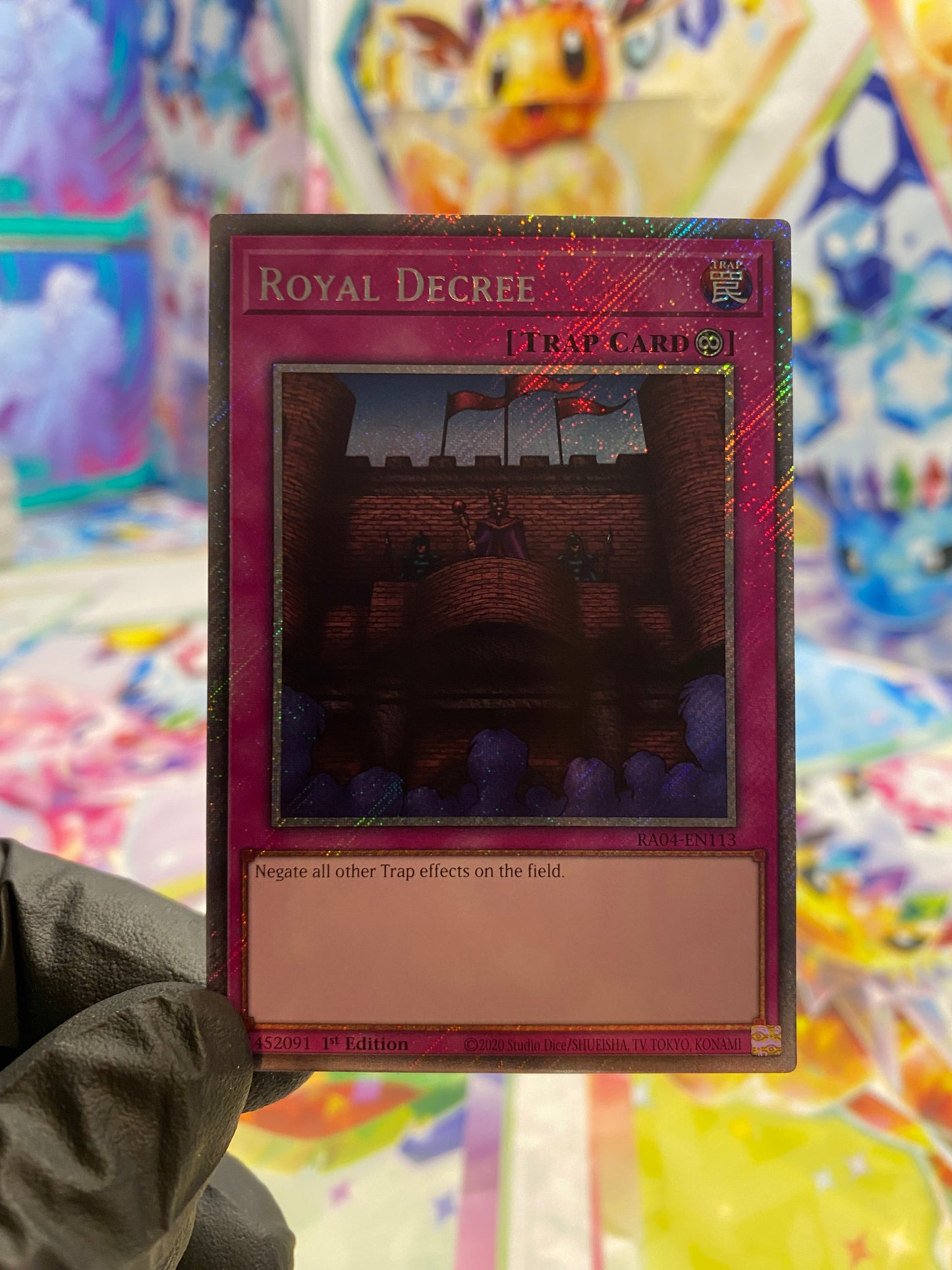 Yu-Gi-Oh! Royal Decree (RA04-EN113) Platinum Secret Rare - NM/M