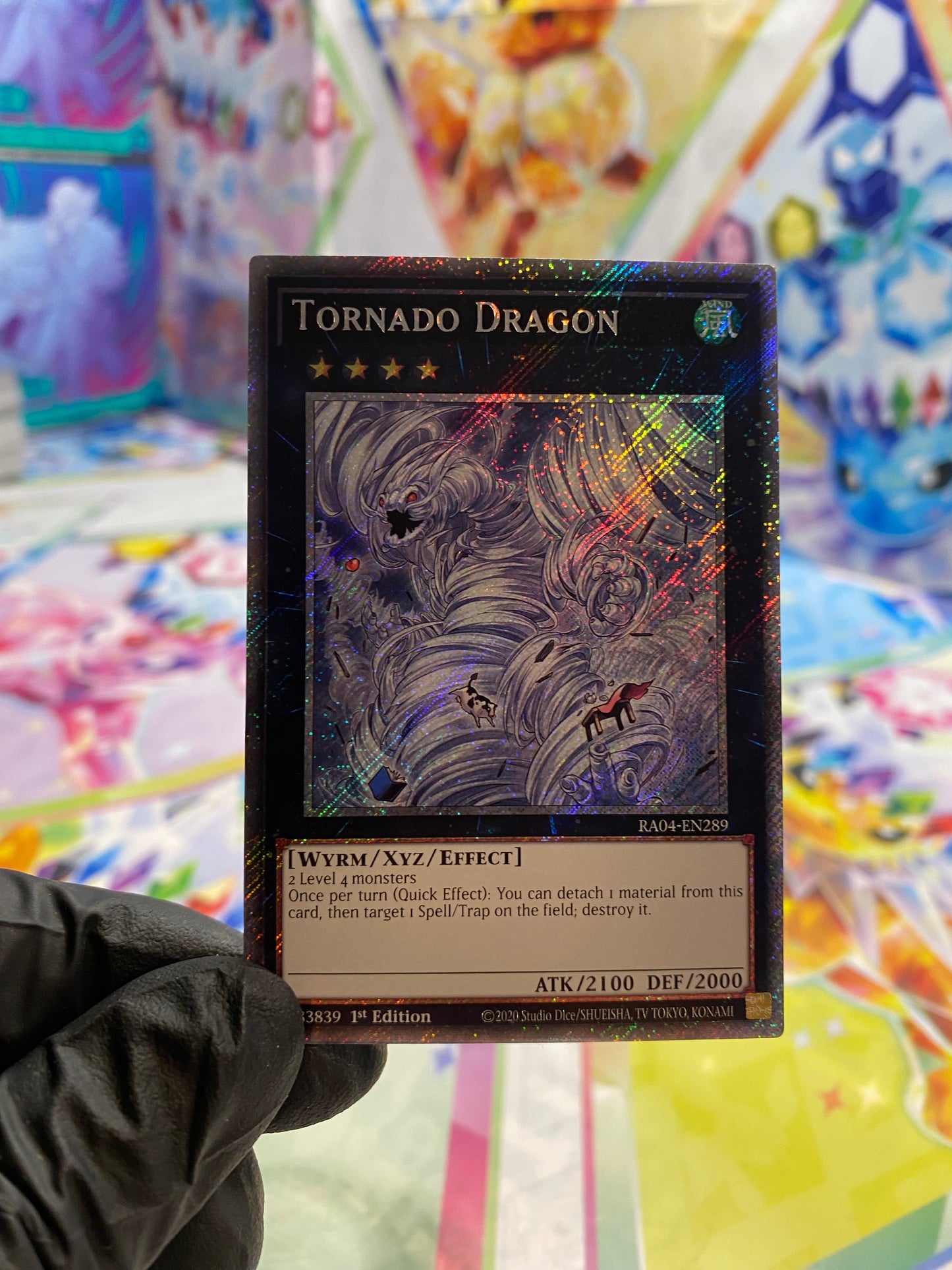 Yu-Gi-Oh! Tornado Dragon (RA04-EN289) Platinum Secret Rare - NM/M