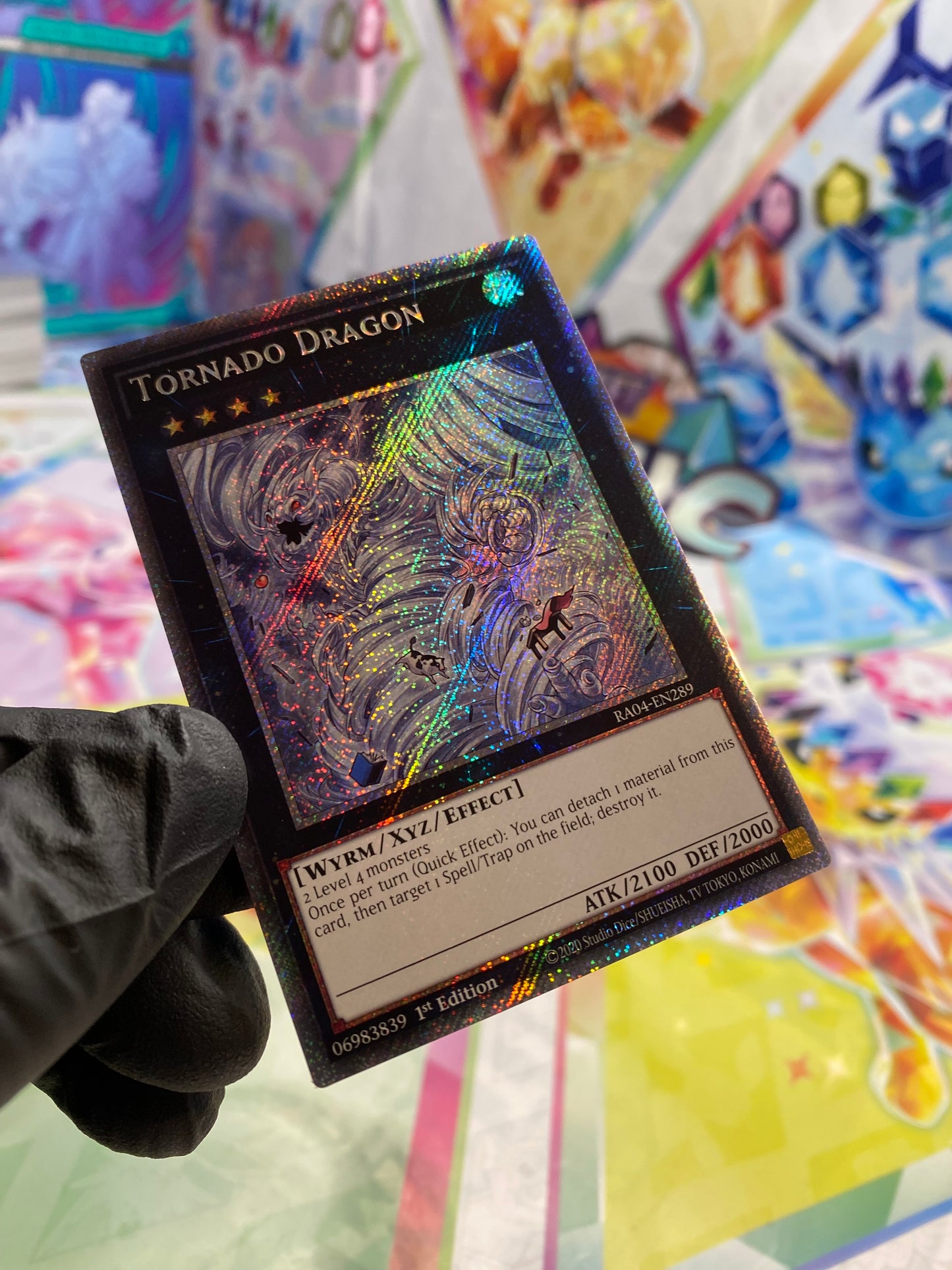 Yu-Gi-Oh! Tornado Dragon (RA04-EN289) Platinum Secret Rare - NM/M