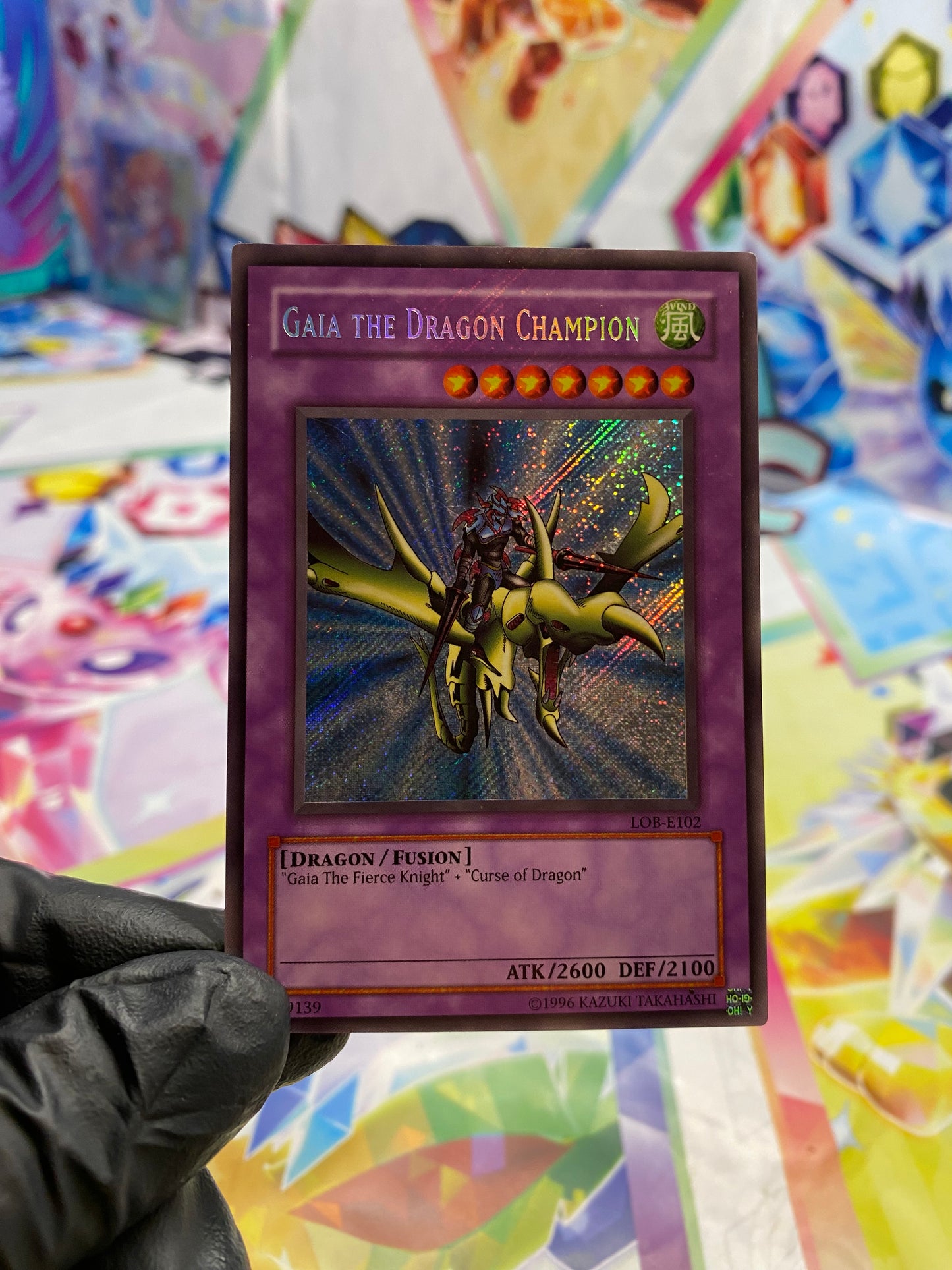 Yu-Gi-Oh! Gaia The Dragon Champion (LOB-E102) - GOOD