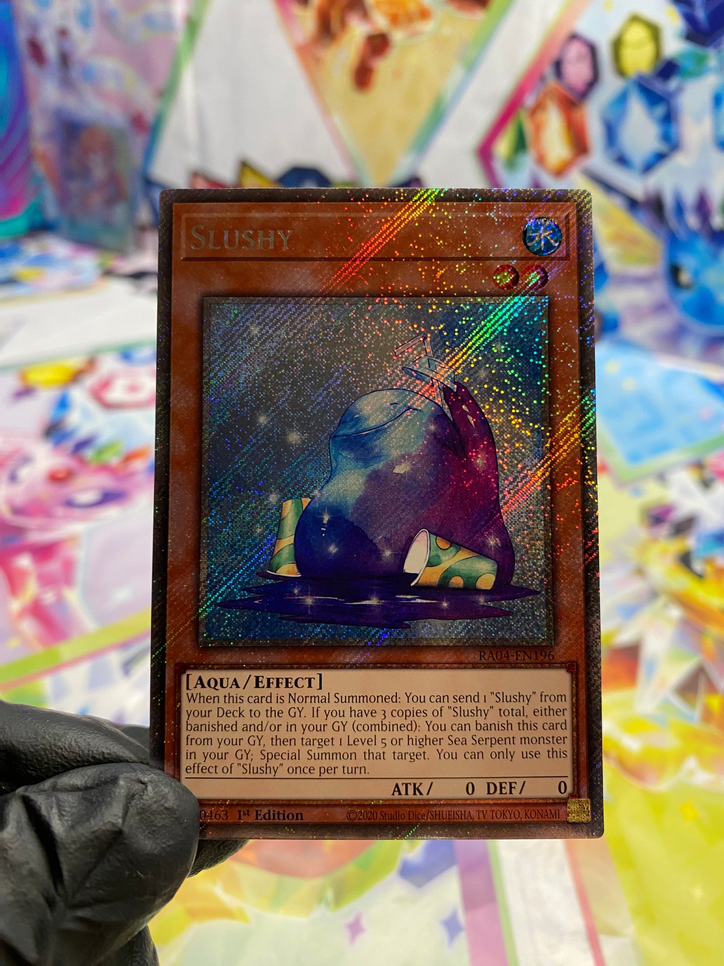 Yu-Gi-Oh! Slushy (RA04-EN196) Platinum Secret Rare - NM