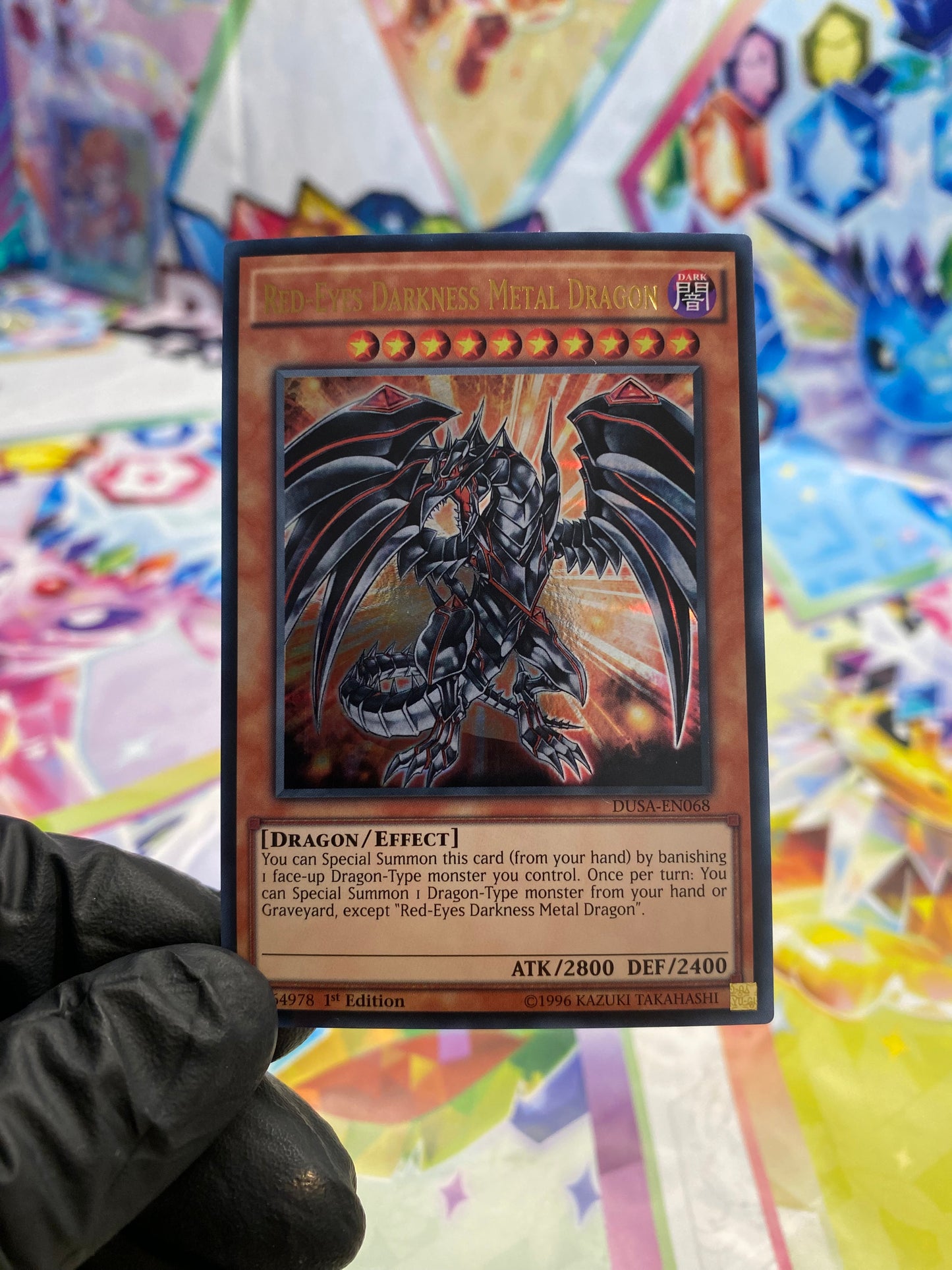 Yu-Gi-Oh! Red-Eyes Darkness Metal Dragon (DUSA-EN068) - GOOD