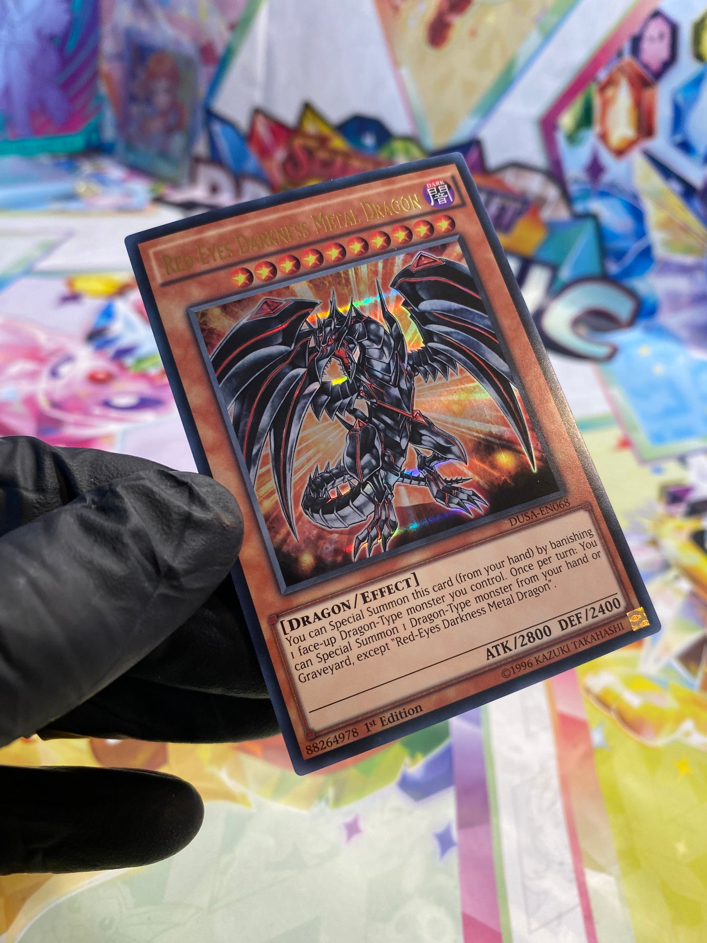 Yu-Gi-Oh! Red-Eyes Darkness Metal Dragon (DUSA-EN068) - GOOD