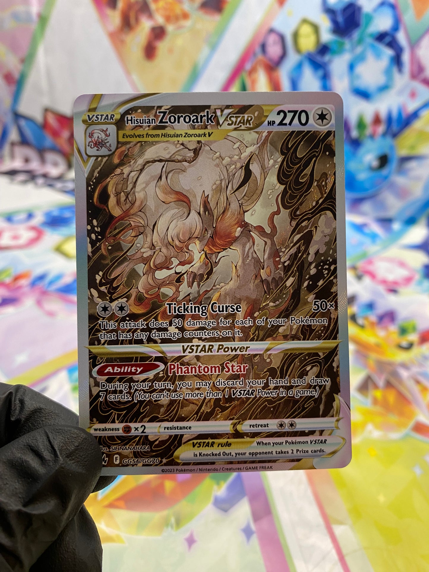 Pokémon Hisuian Zoroark Vstar #GG56 - NM/M