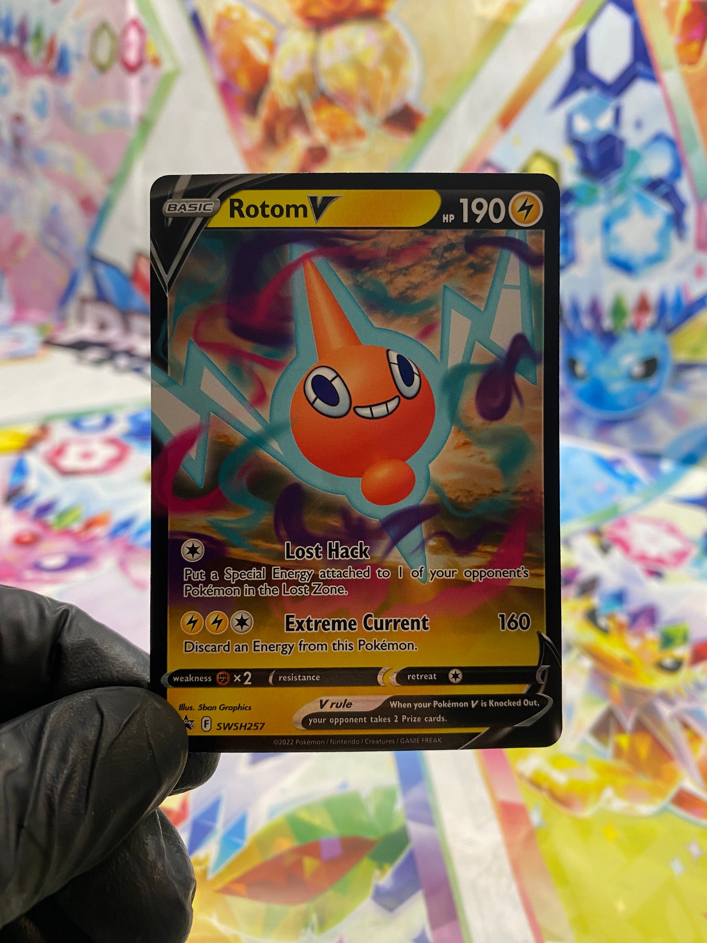 Pokémon Rotom V #SWSH257 (Black Star Promo) - NM/M