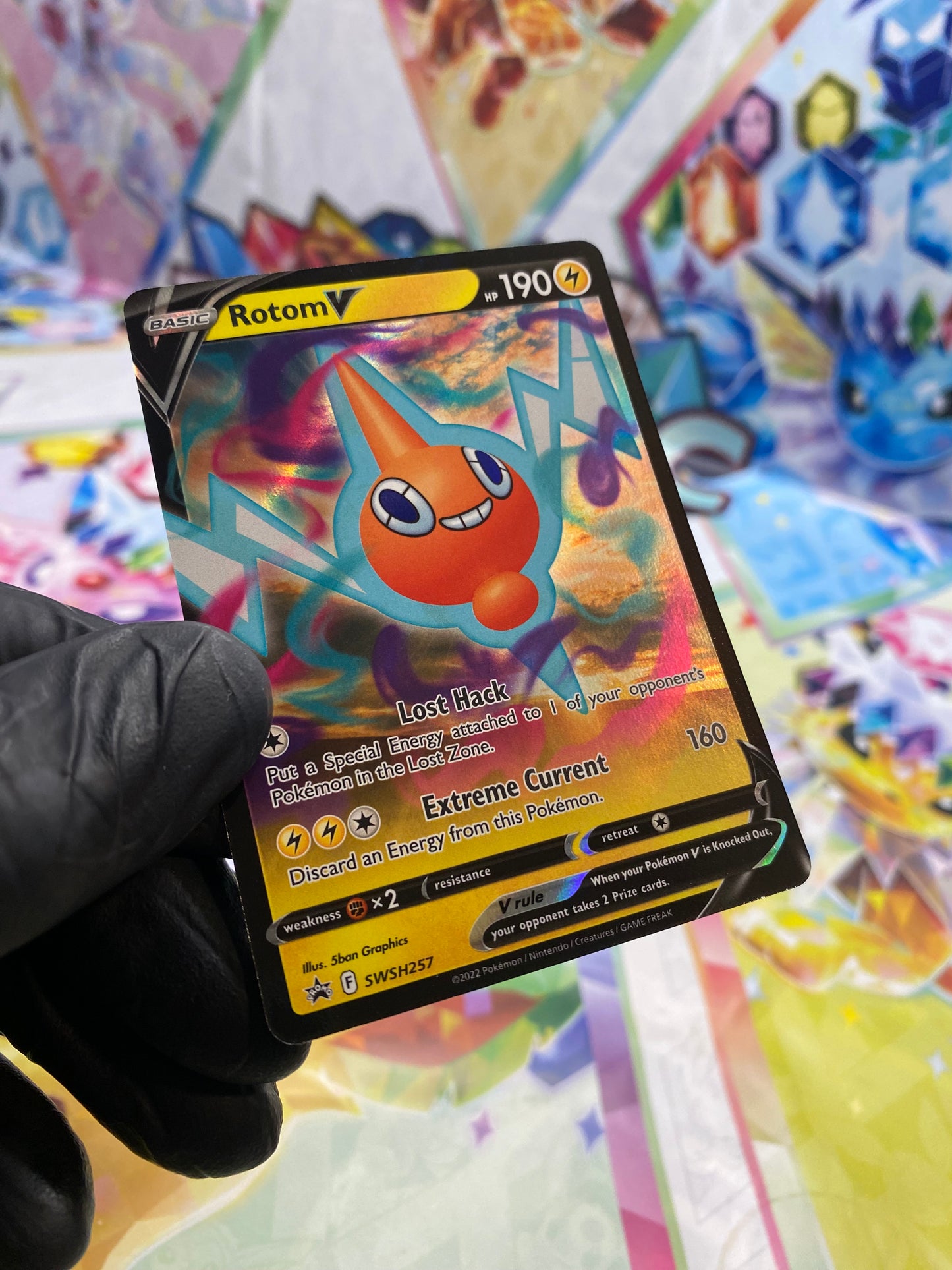 Pokémon Rotom V #SWSH257 (Black Star Promo) - NM/M