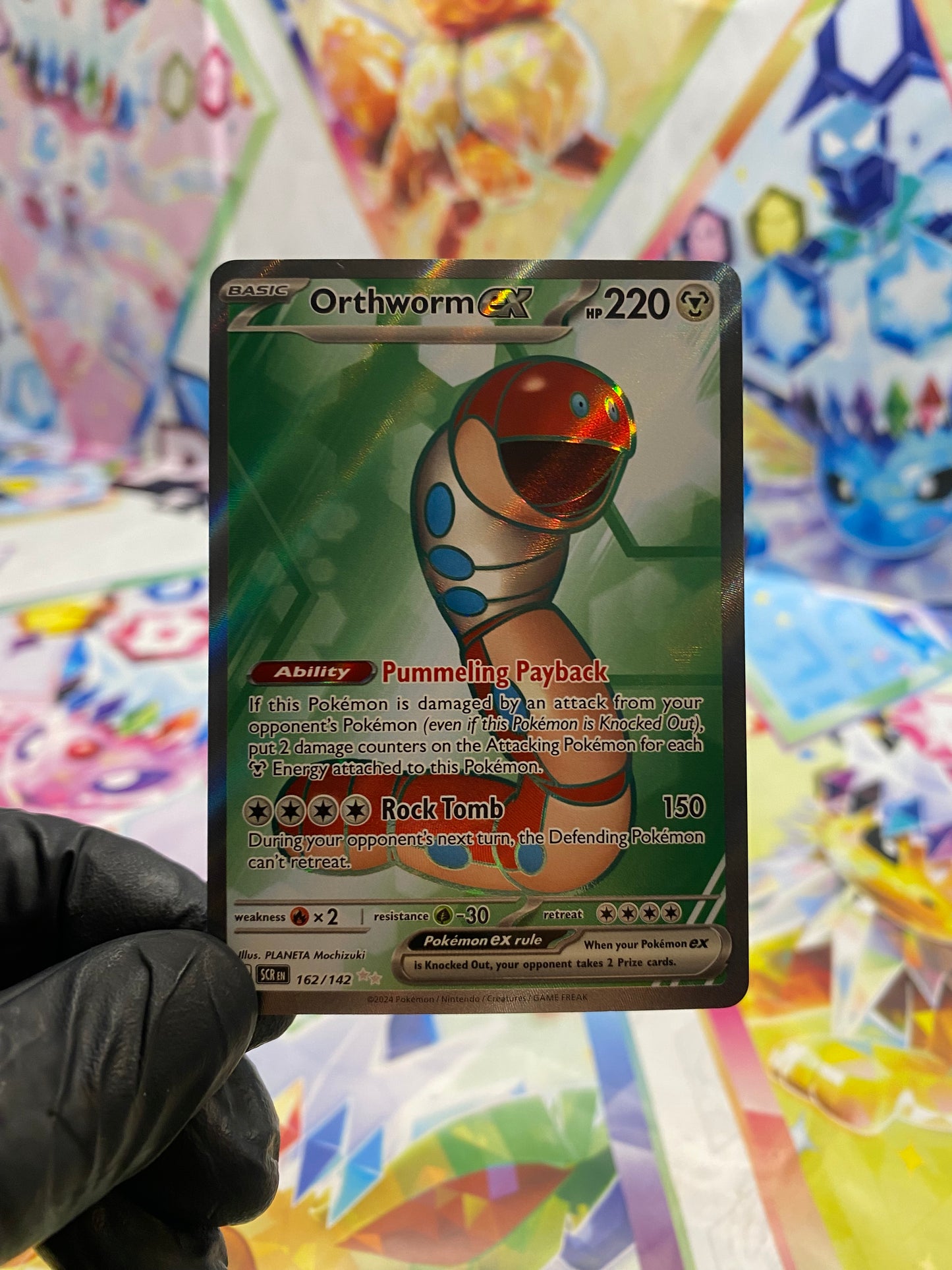 Pokémon Orthworm Ex #162 (SCR) - NM/M