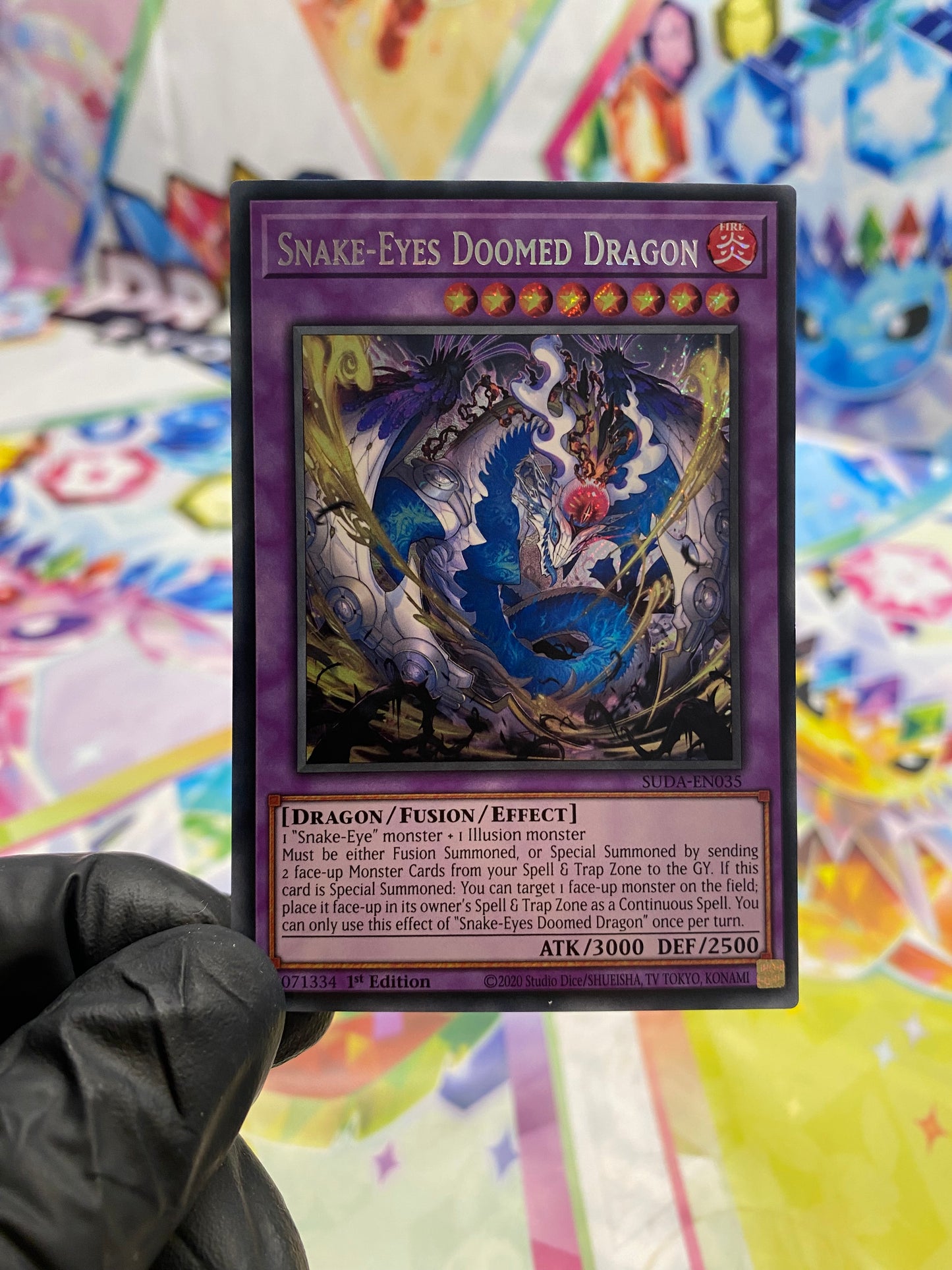 Yu-Gi-Oh! Snake-Eyes Doomed Dragon (SUDA-EN035) - NM/M
