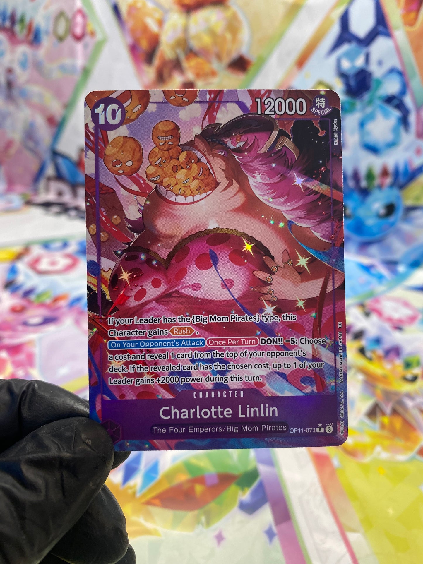 One Piece Charlotte Linlin R★ (OP11-073) - NM/M